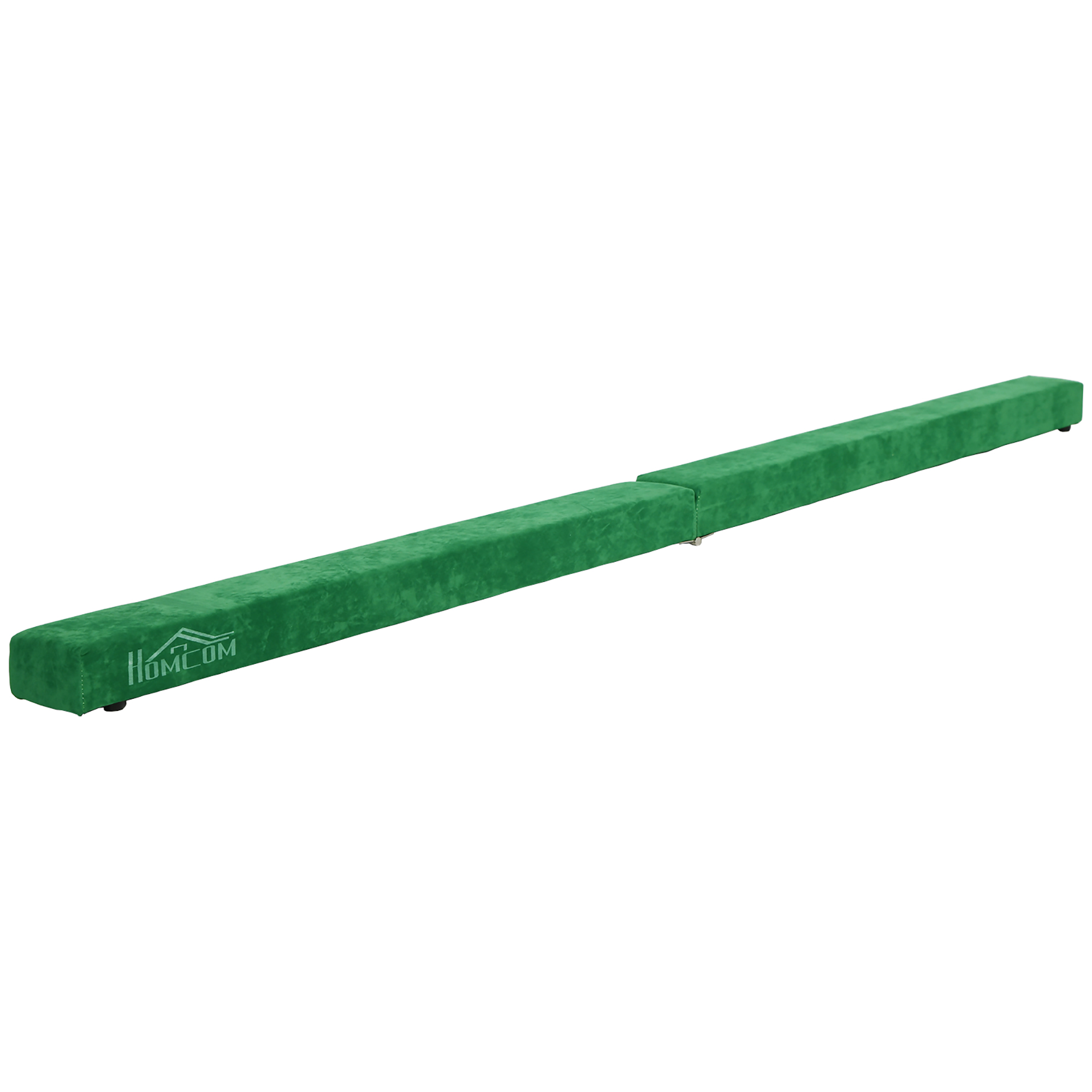 Kokkupandav tasakaalupoom, libisemiskindel, seemisnahast kate, vastupidav puit, 210 x 10 x 6,5 cm, sinine