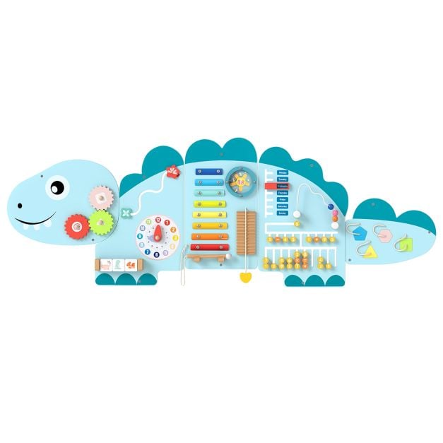 11-ühes dinosauruse tegevuslaud, sinine