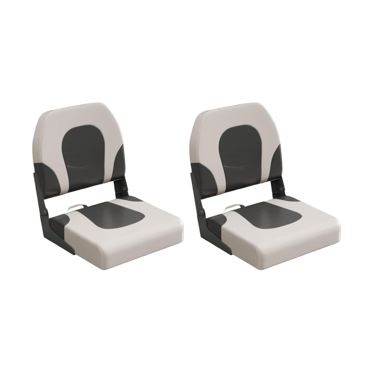 2-osaline komplekt kokkupandavaid paaditoole madala seljatoega paadiiste polsterdatud juhitool