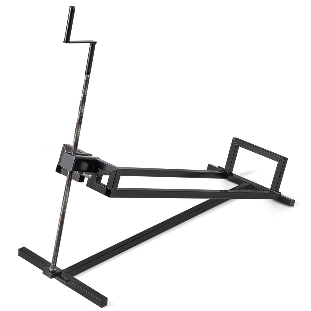 Murutraktori tõstuk tõstevahend kuni 400 kg 50 astmeteta reguleeritav kokkupandav tõsteplatvorm must