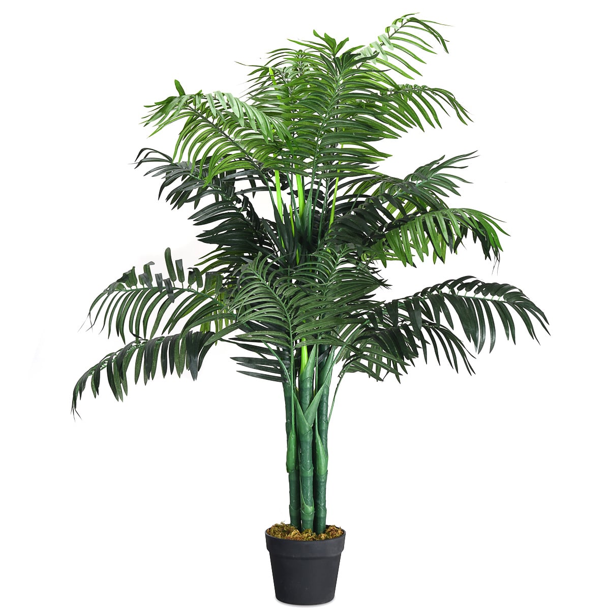 Tehis-palm ja kunstpuu tuppa või terrassile (kõrgus 110 cm), roheline