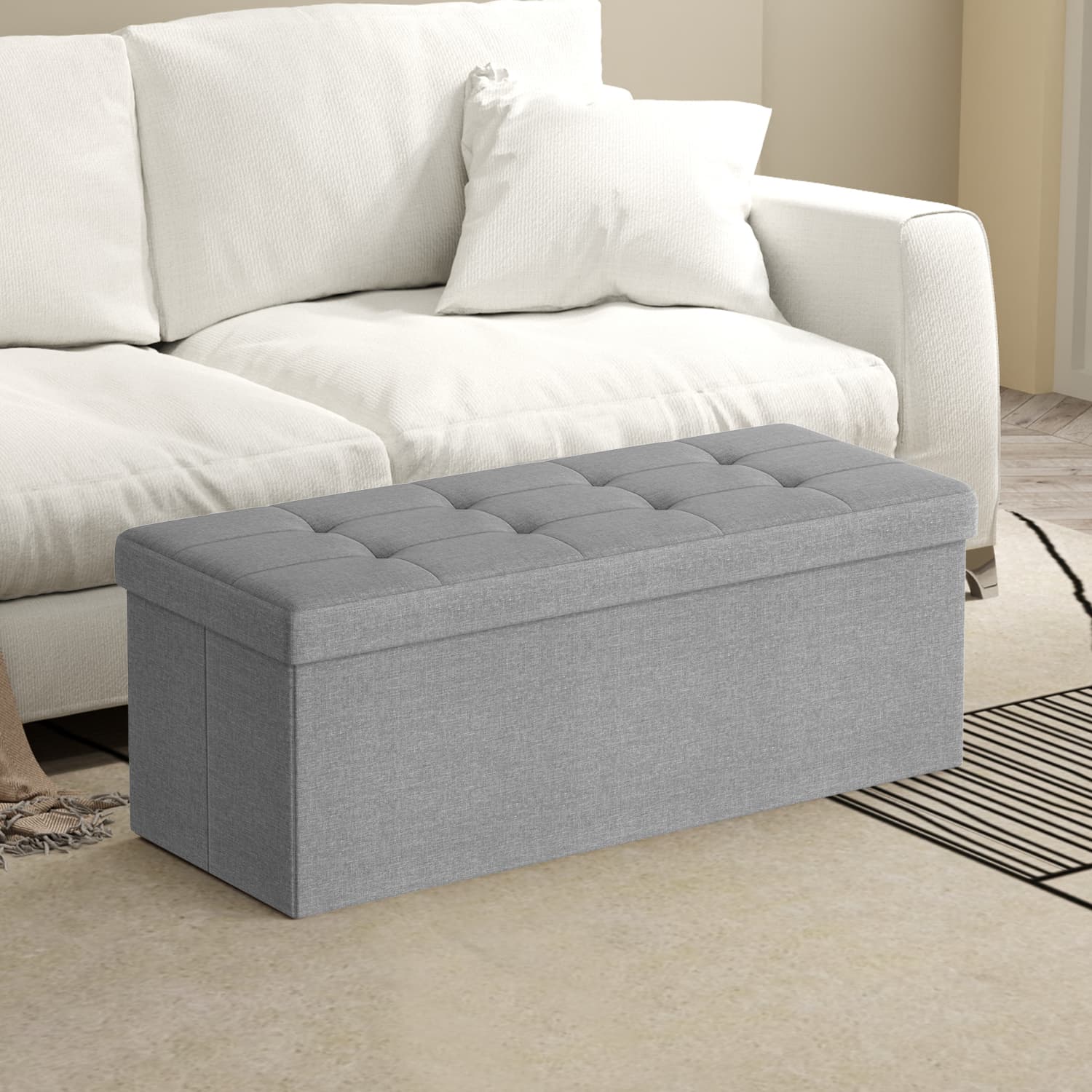 Istmepink koos panipaigaga, 38 x 110 x 38 cm, istumiskast