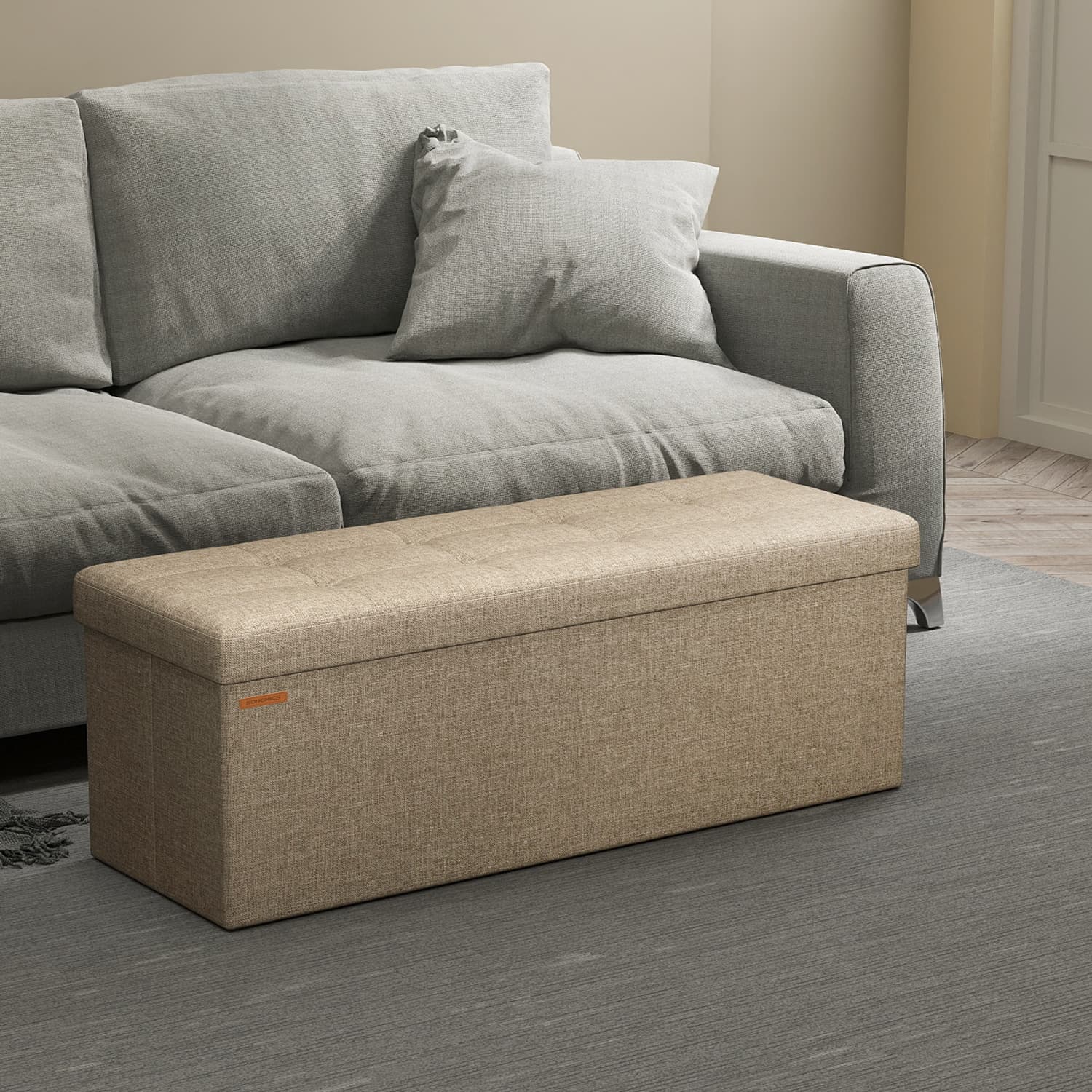 Istmepink koos panipaigaga, 38 x 110 x 38 cm, istumiskast