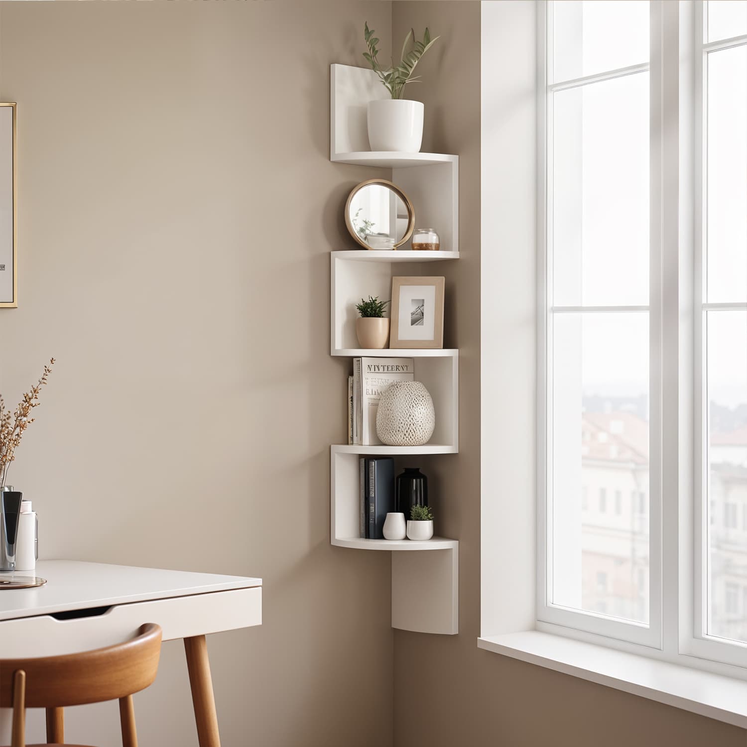 Nurgariiul, seinariiul 5 tasandit, ujuvriiul raamatute jaoks