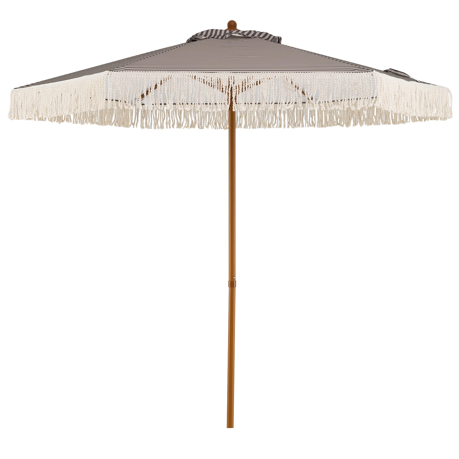 2 m terrassivari narmastega, 6-ribilise konstruktsiooni ja tugeva metallpostiga, roheline