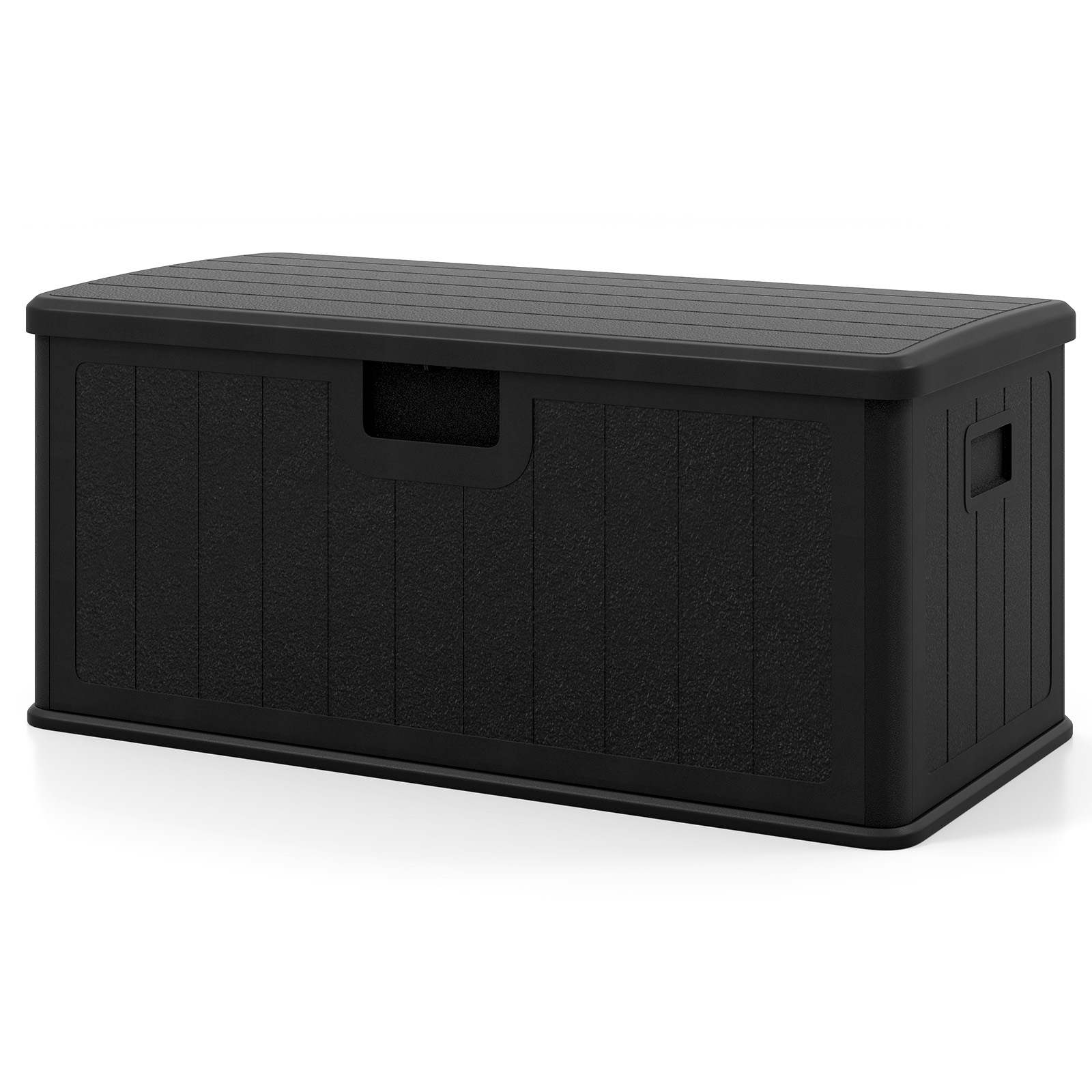 378 l aedkast lukustatava kaanega veekindel padjakast hoiukast must