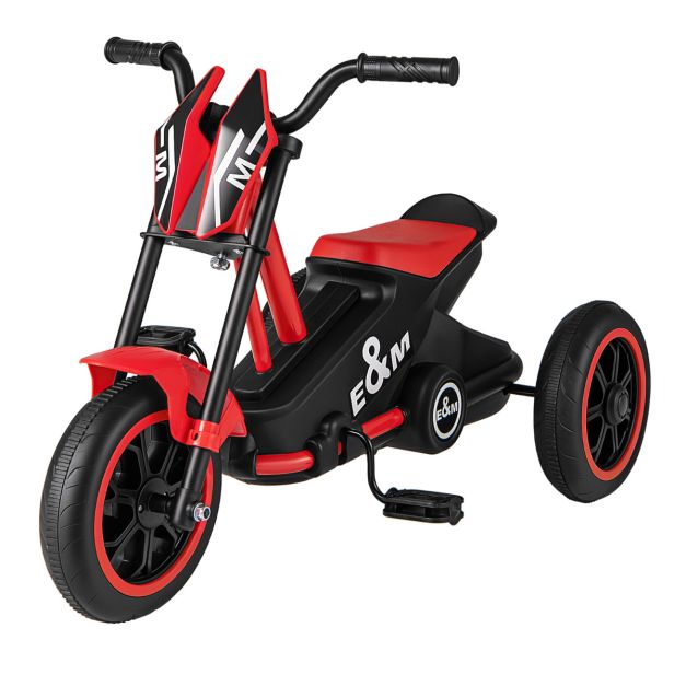 3-rattaline laste kolmerattaline punane
