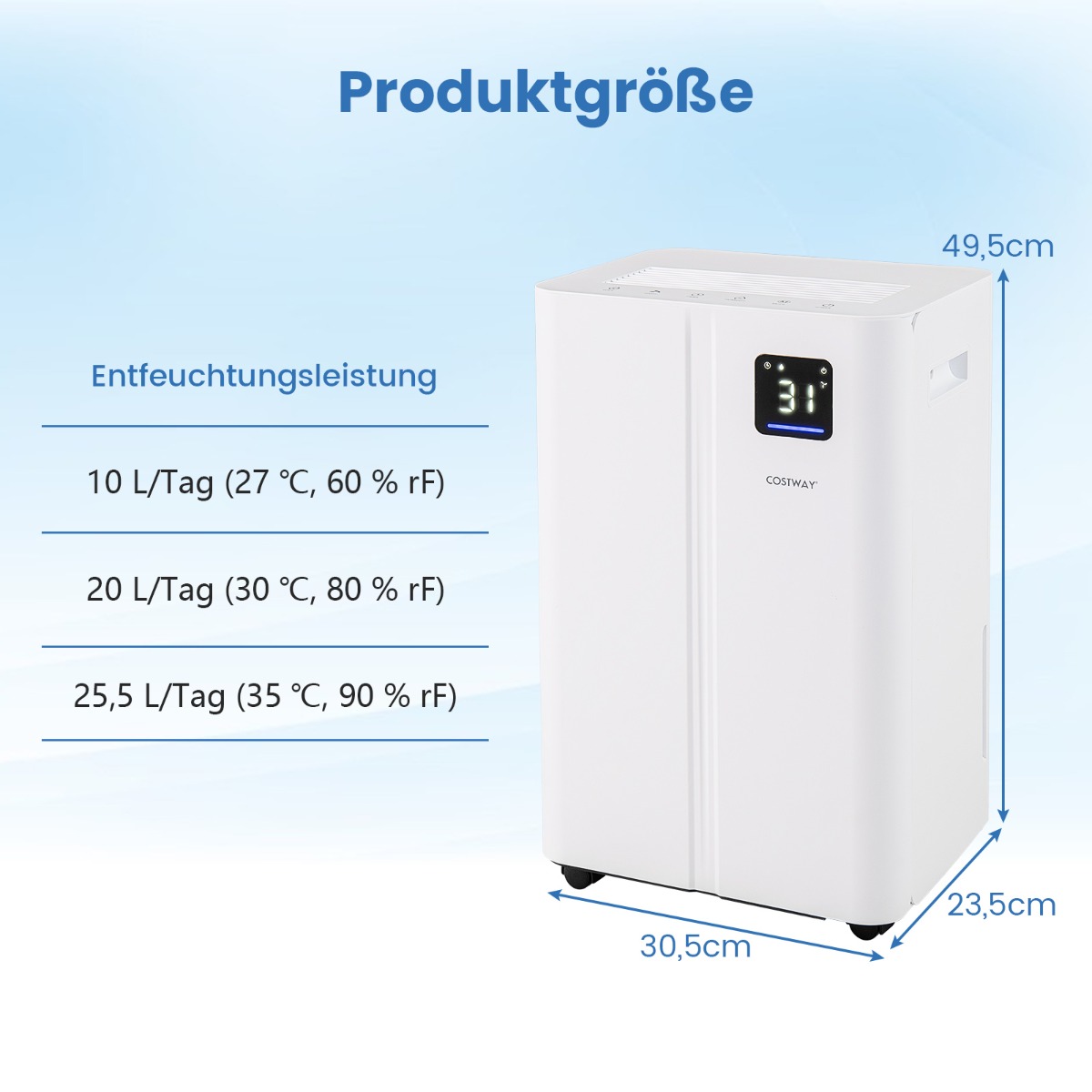 255 lpäevas õhukuivati elektriline niiskuseeemaldaja ruumikuivati niiskuseeemaldusseade 25 ruumidele