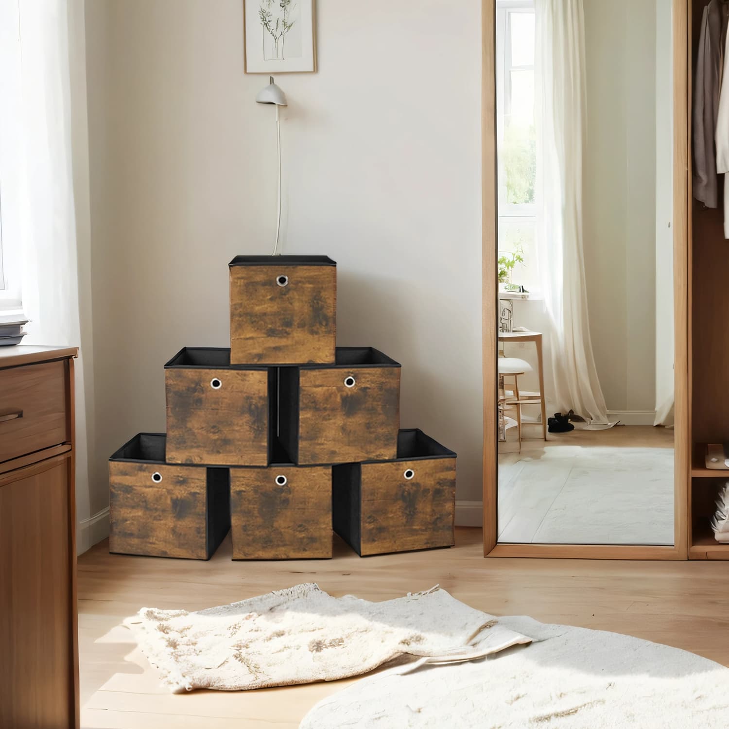 Hoiukast, 6-osaline komplekt, korrastuskastid