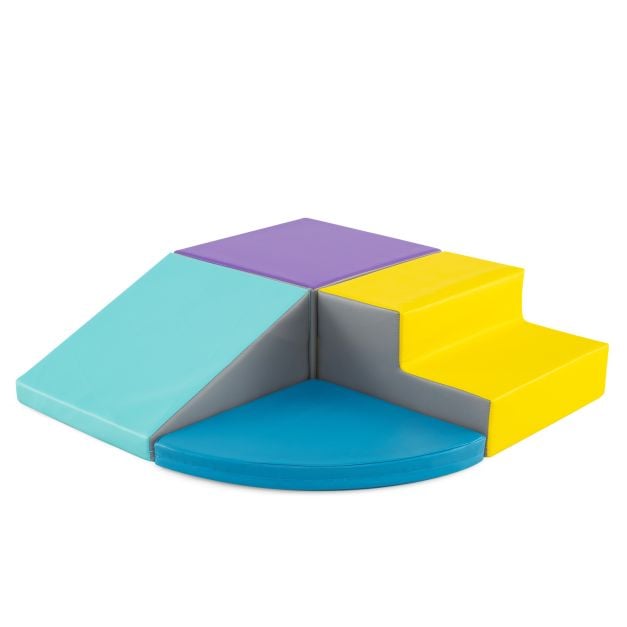 4-osaline vahtplokkide komplekt müramiseks ja ronimiseks hiigelplokid suured plokid sinine lilla