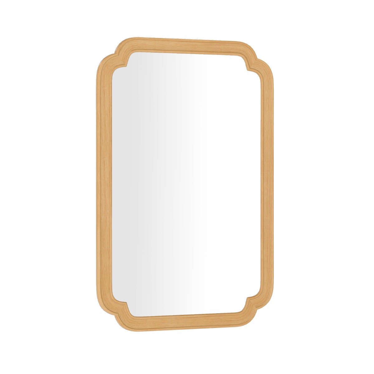 Ristkülikukujuline peegel puidust raamiga 90 x 60 cm seinapeegel talumajas rippuv peegel dekoratiivne suur peegel elutuppa