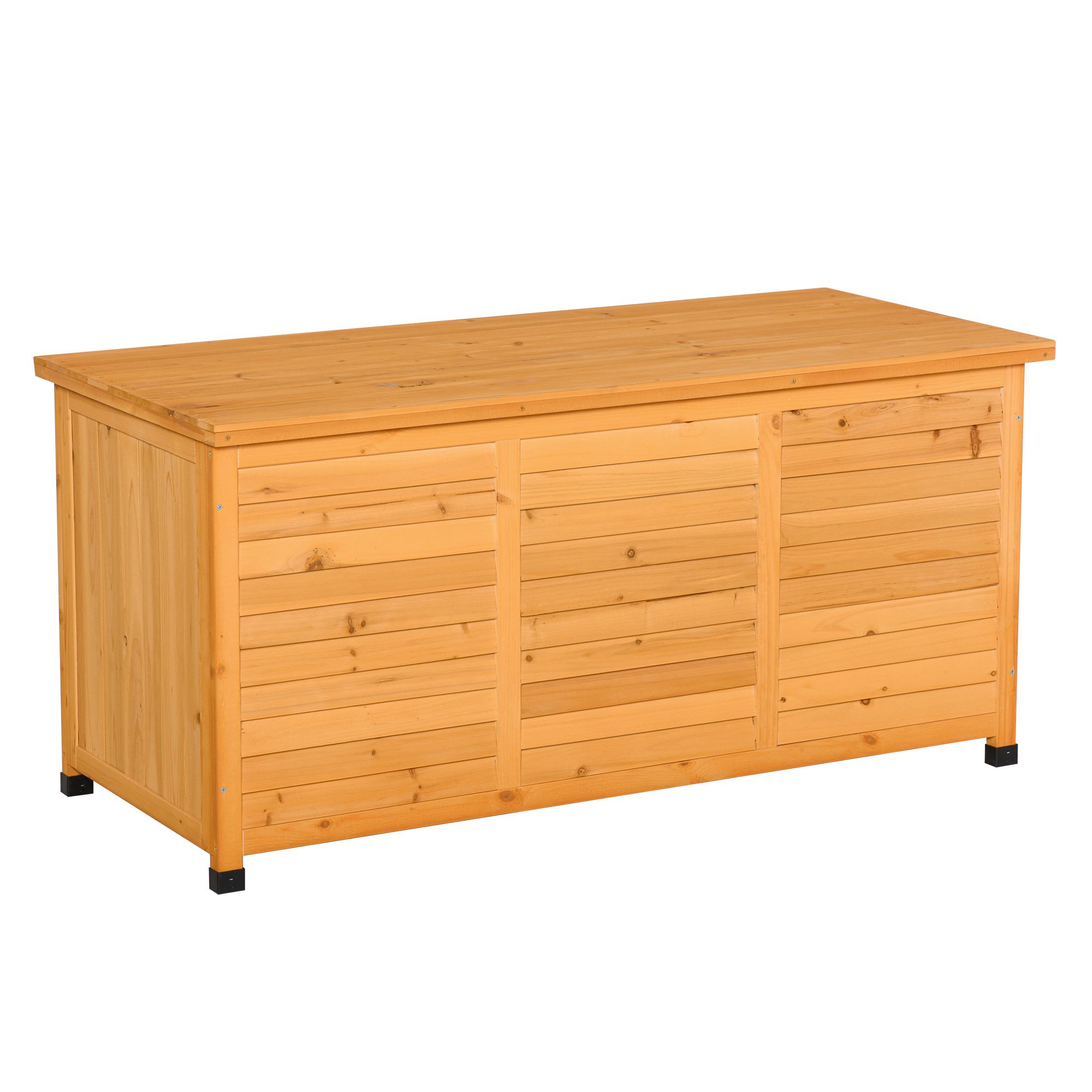 Aia hoiukast, padjakast, hoiukast, aiakamber, ilmastikukindel, täispuit, 127 x 56 x 60 cm, kollane