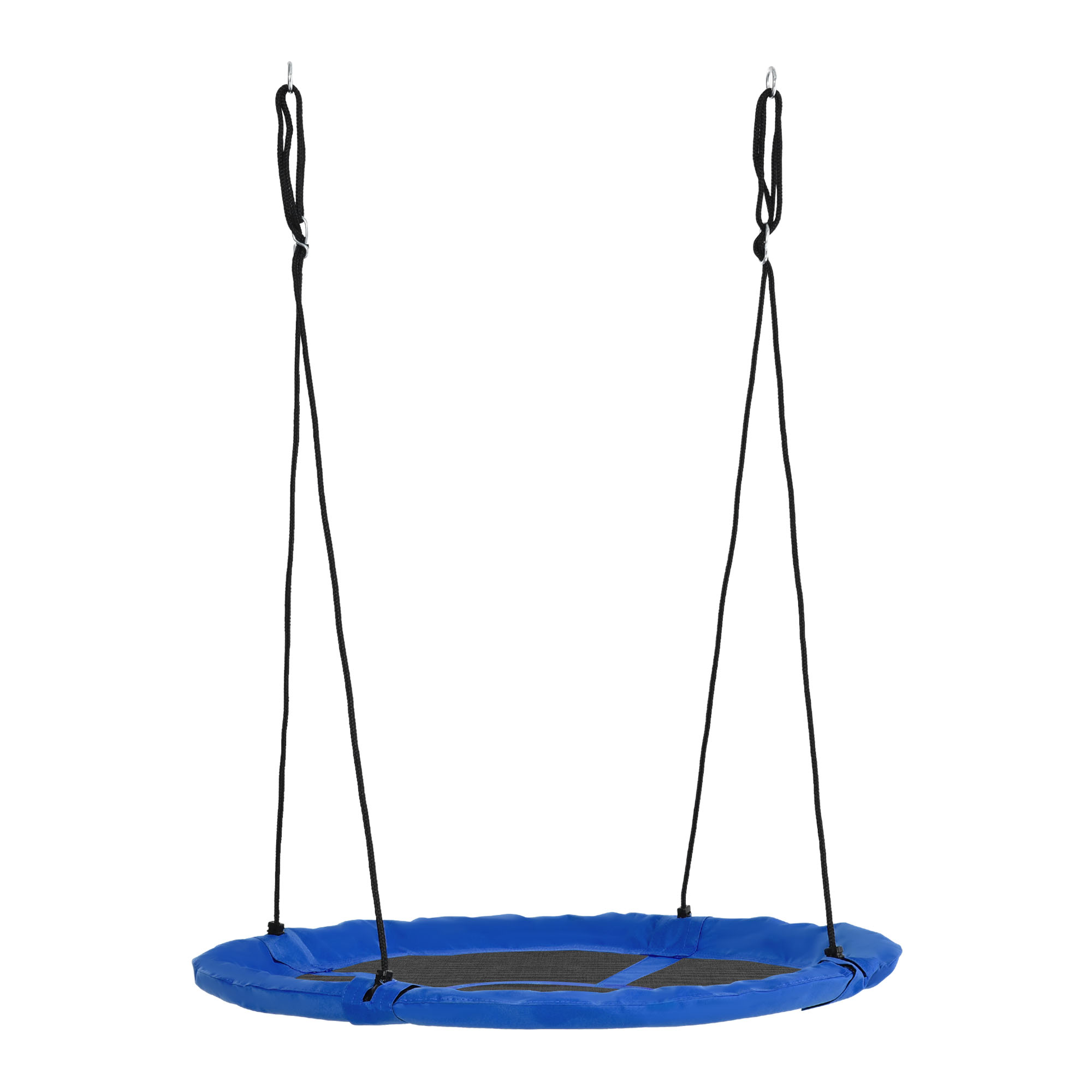 Outsunny Nest kiik, ilmastikukindel, kuni 100 kg, pikkusega reguleeritavad köied, Φ110 cm, sinine
