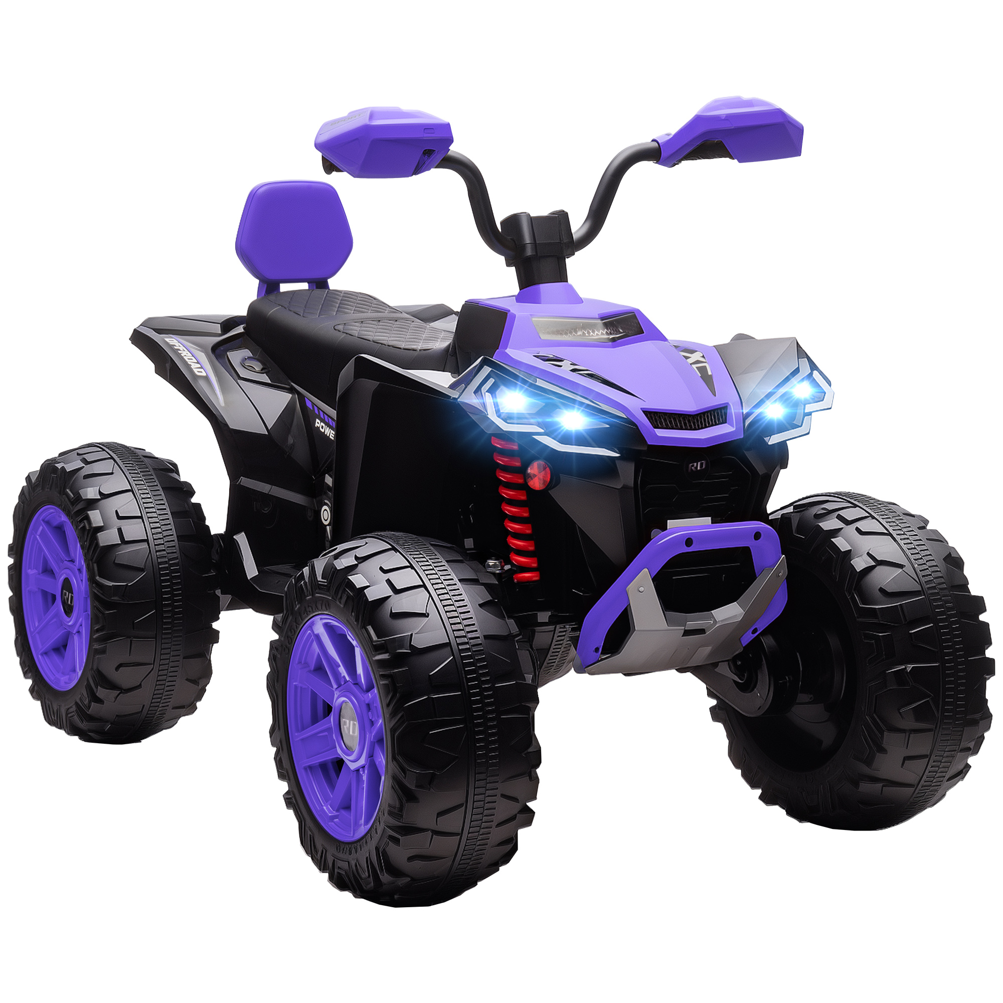 Laste elektriline ATV, 24V elektriauto 4 rattaga, esituled, USB-port, MP3-funktsioon, 6,5 km/h, 3-8 aastat
