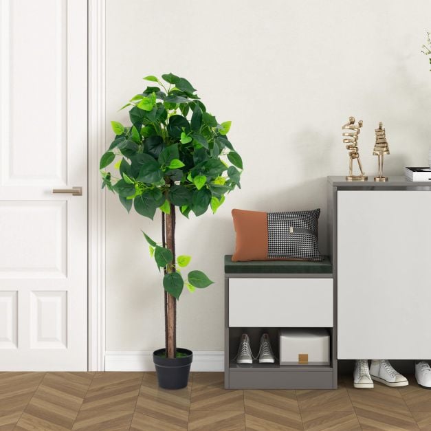 Kunstlik hortensiapuu ehtsa puidust tüvega