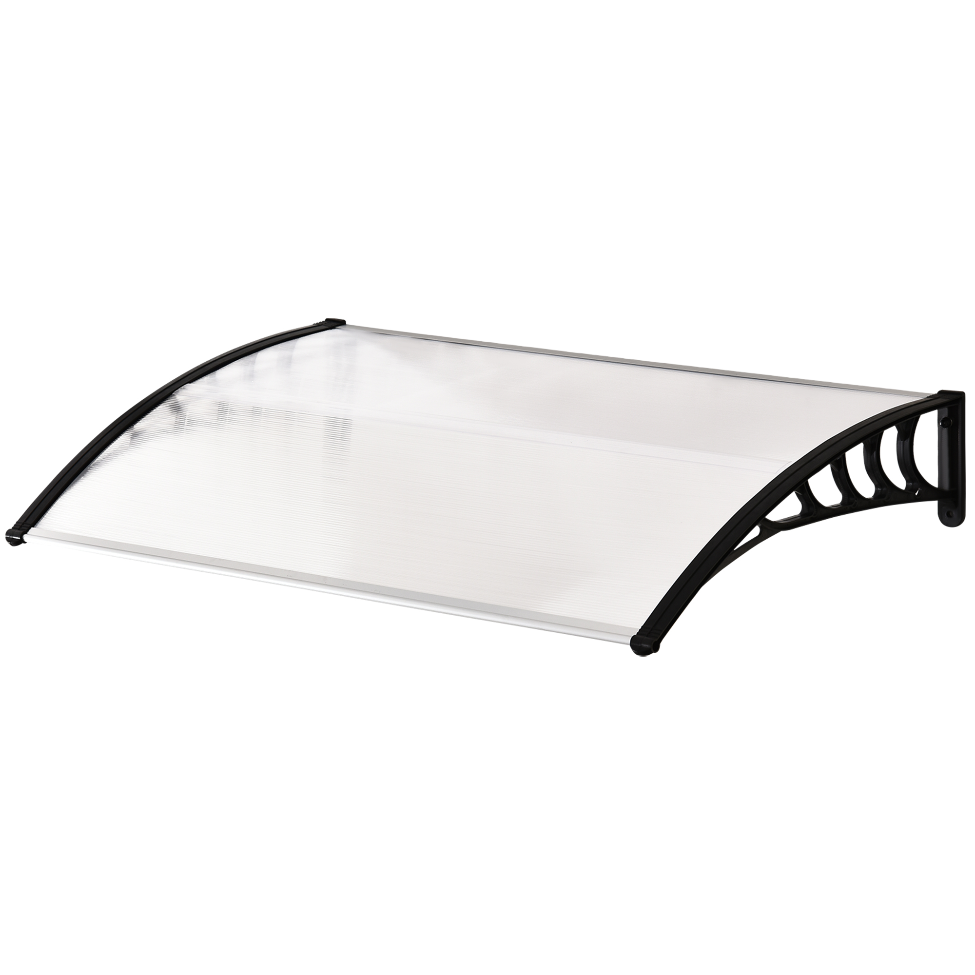 Outsunny Canopy kaitsekatus UV-kindel veekindel 90x150x25cm valge