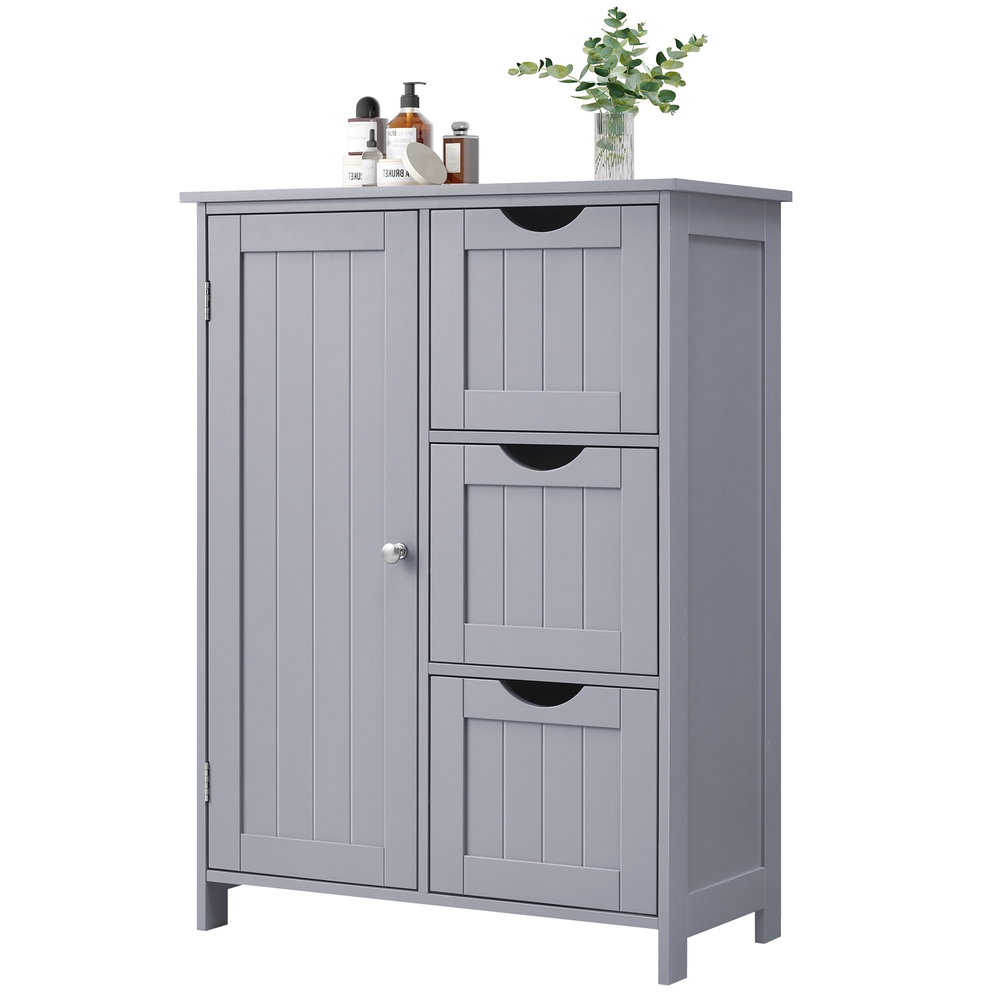 Vannitoa kapp 3 sahtli ja 1 reguleeritava riiuliga, 30