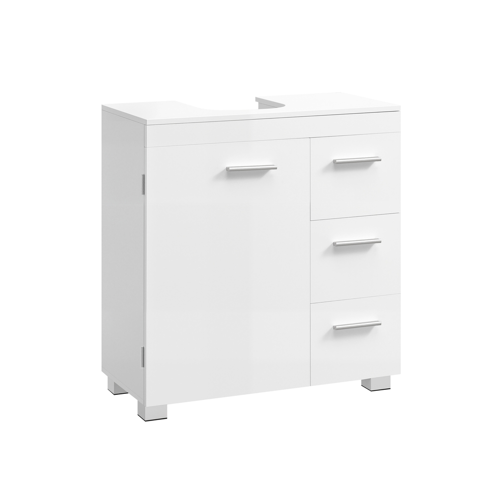 Vannitoa kapp 30 x 60 x 64 cm kahe sektsiooniga, pilvevalge