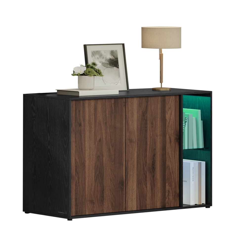 Hoiukapp, kiire kokkupanek ilma tööriistadeta, valgustuse ja klaasriiuliga