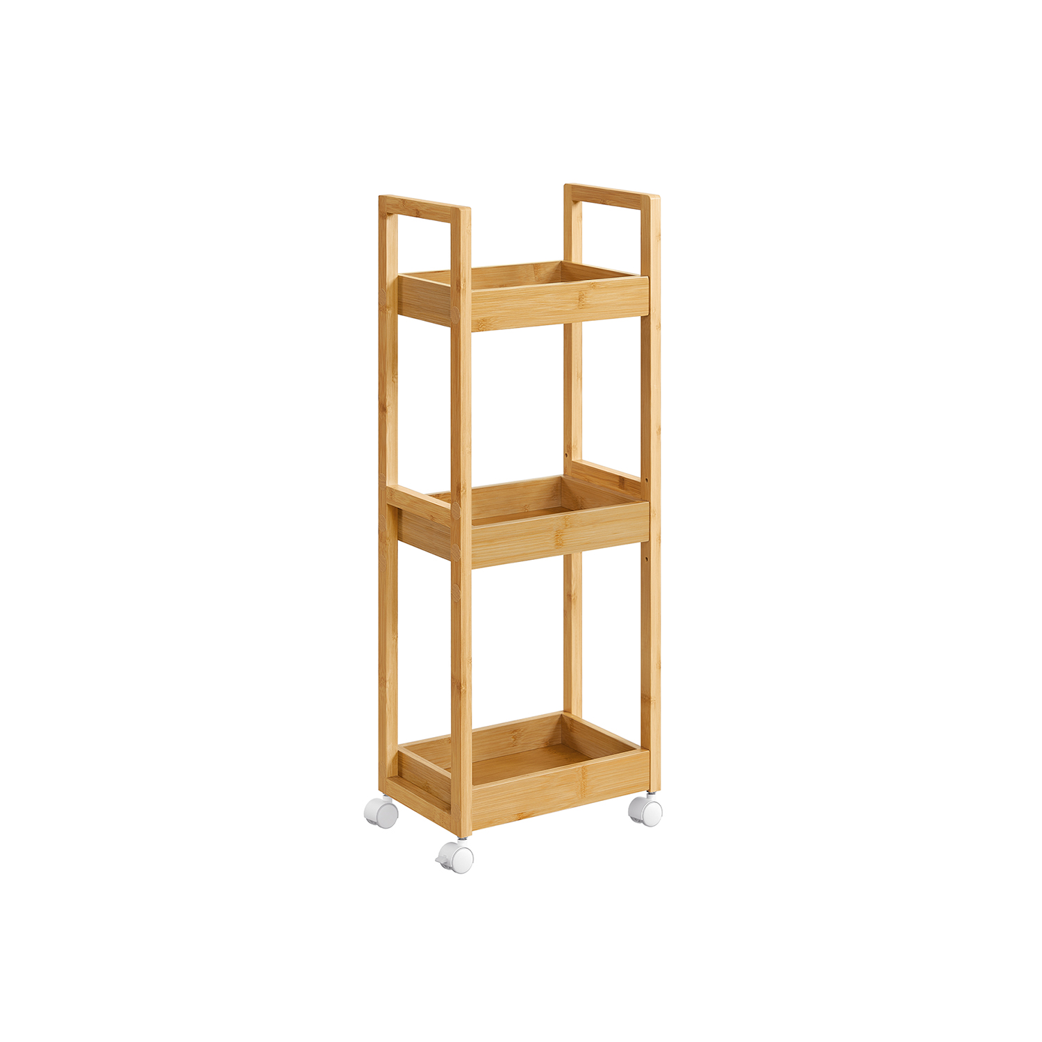 Kitsas ruumisäästlik vannitoariiul 3 tasemega