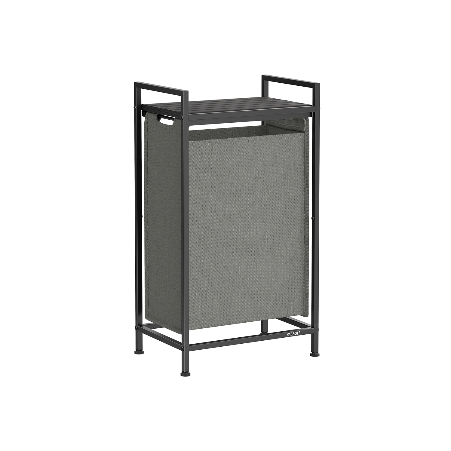 Pesukorv ja pesusorteerija, 3 eemaldatava Oxford-kangast kotiga (3 x 38 l), metallraam, 92,5 x 33 x 71 cm