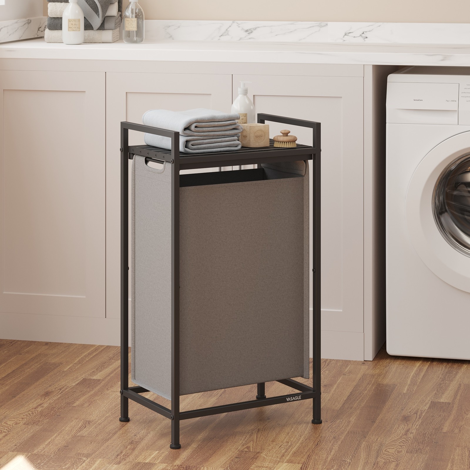 Pesukorv, pesukoguja riiuliga, pesukott