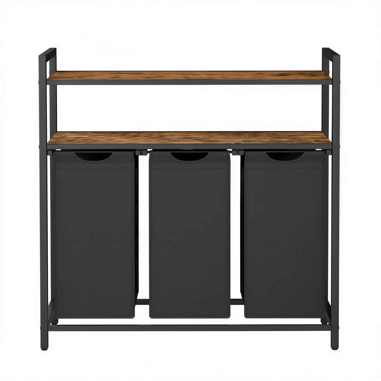 Pesukorv 3 eemaldatava kotiga, riiuliga, vannitoa ja pesuruumi jaoks