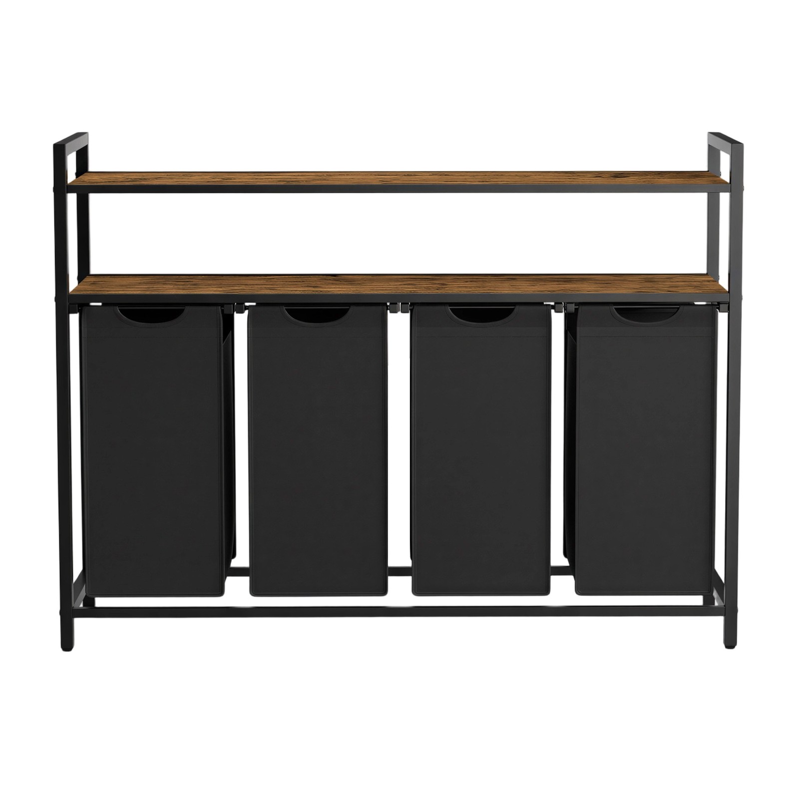 Pesukorv 4 eemaldatava kotiga, riiuliga, vannitoa ja pesuruumi jaoks