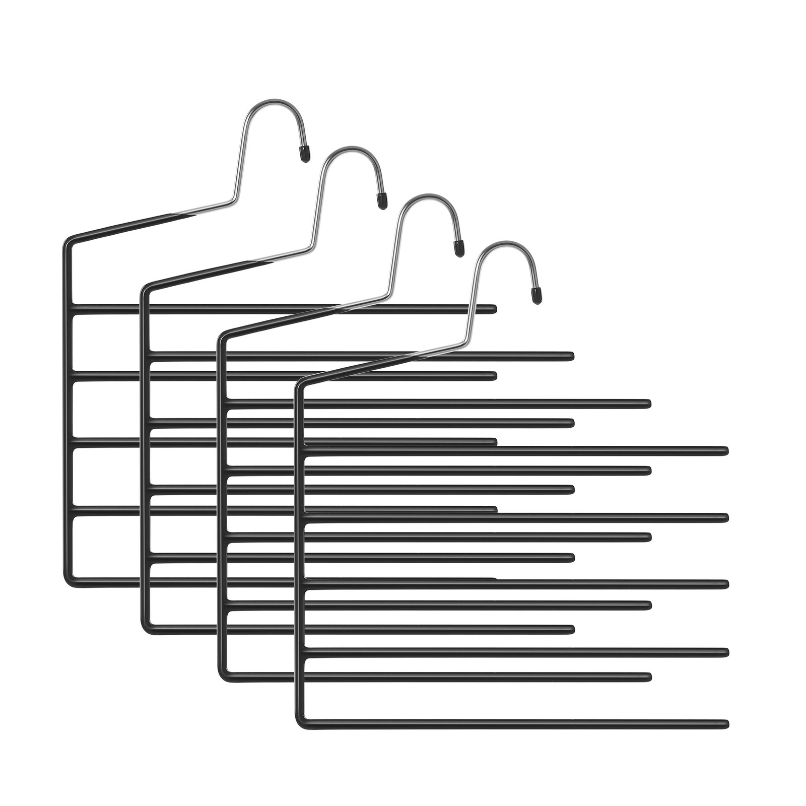 Riidepuud, 4 tk komplekt, riidepuud