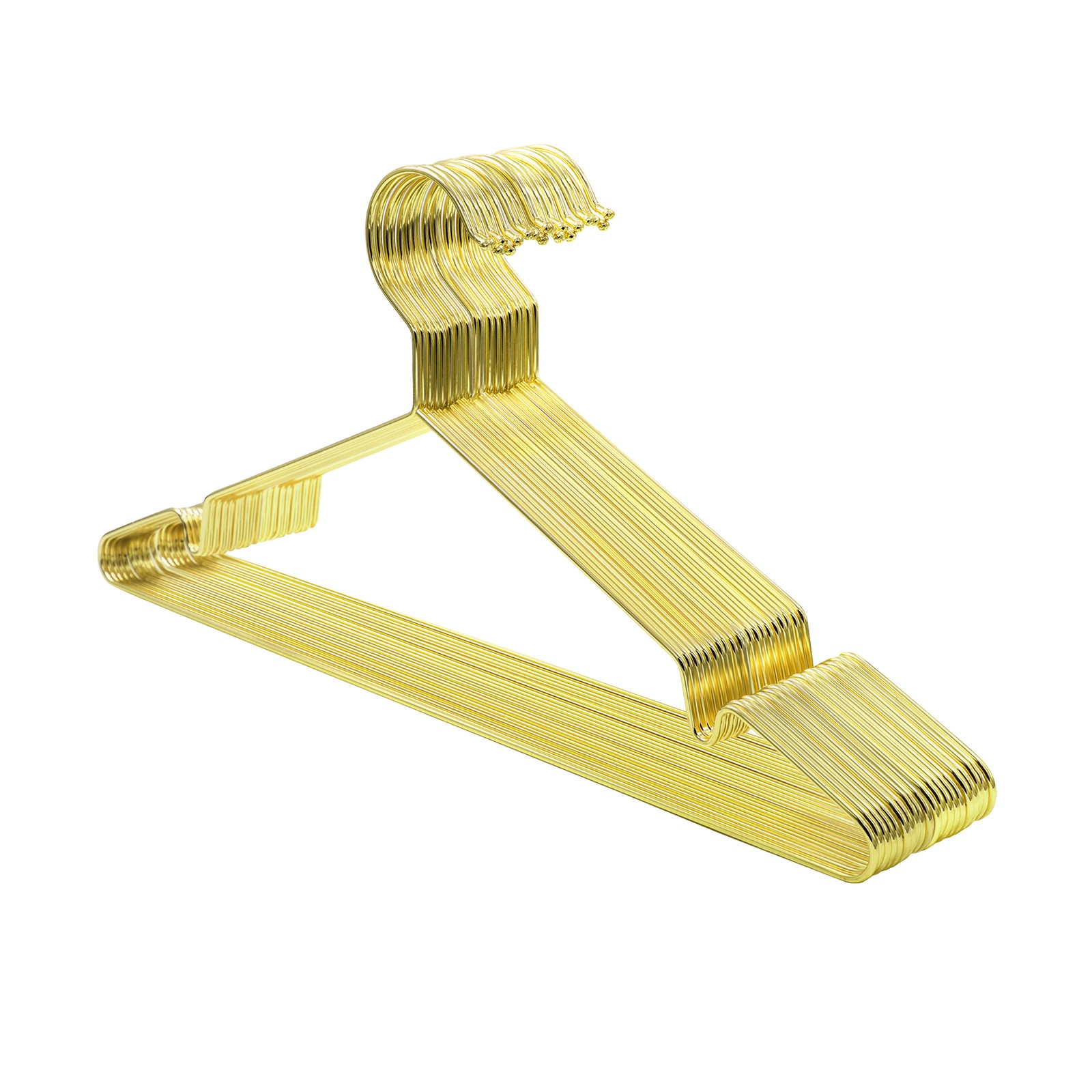 Metallist riidepuud, 20 tk komplekt, kroomitud