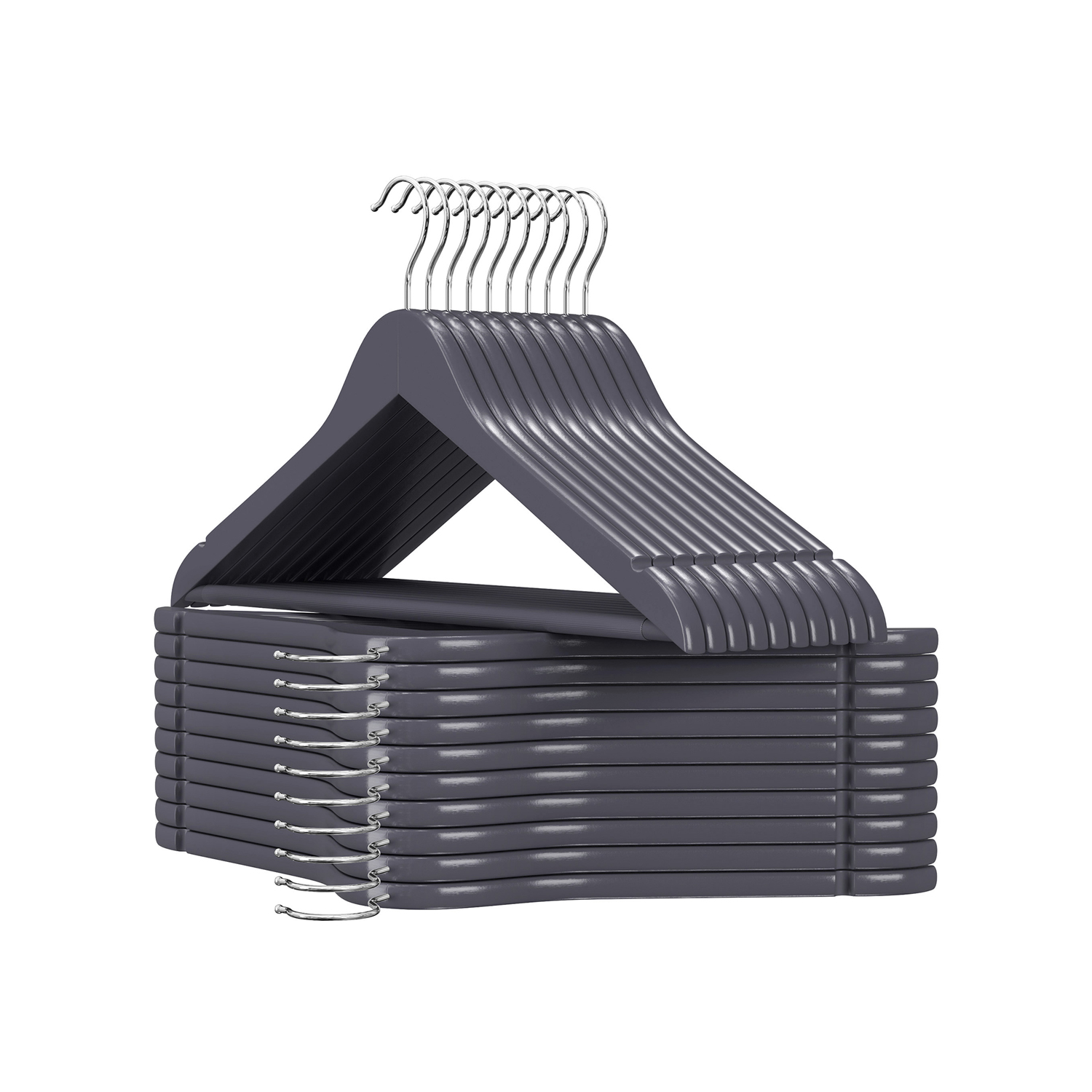 Puidust riidenagi, pööratav, hall-hõbedane