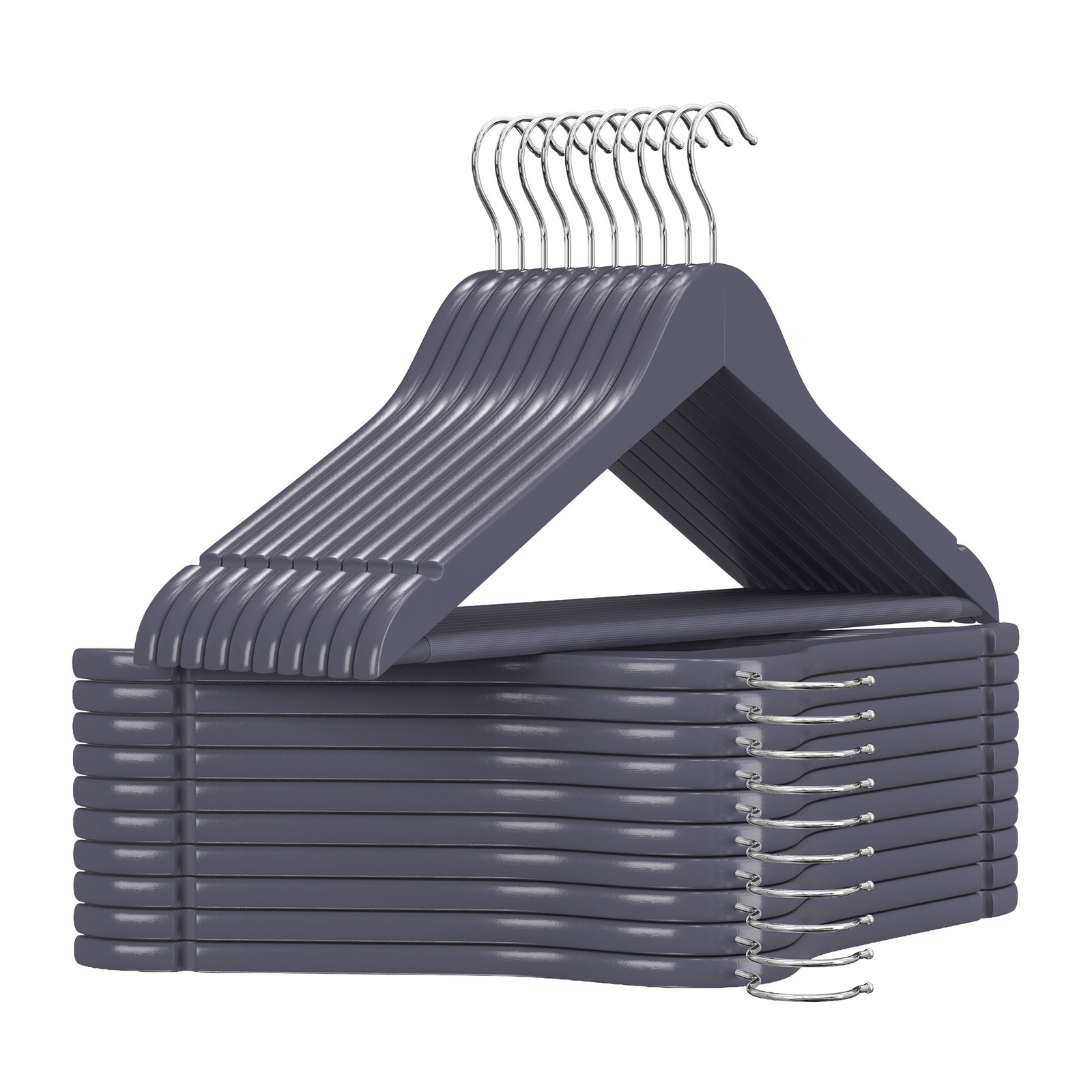 Puidust riidepuud, 20 tk komplekt, täispuidust riidepuud