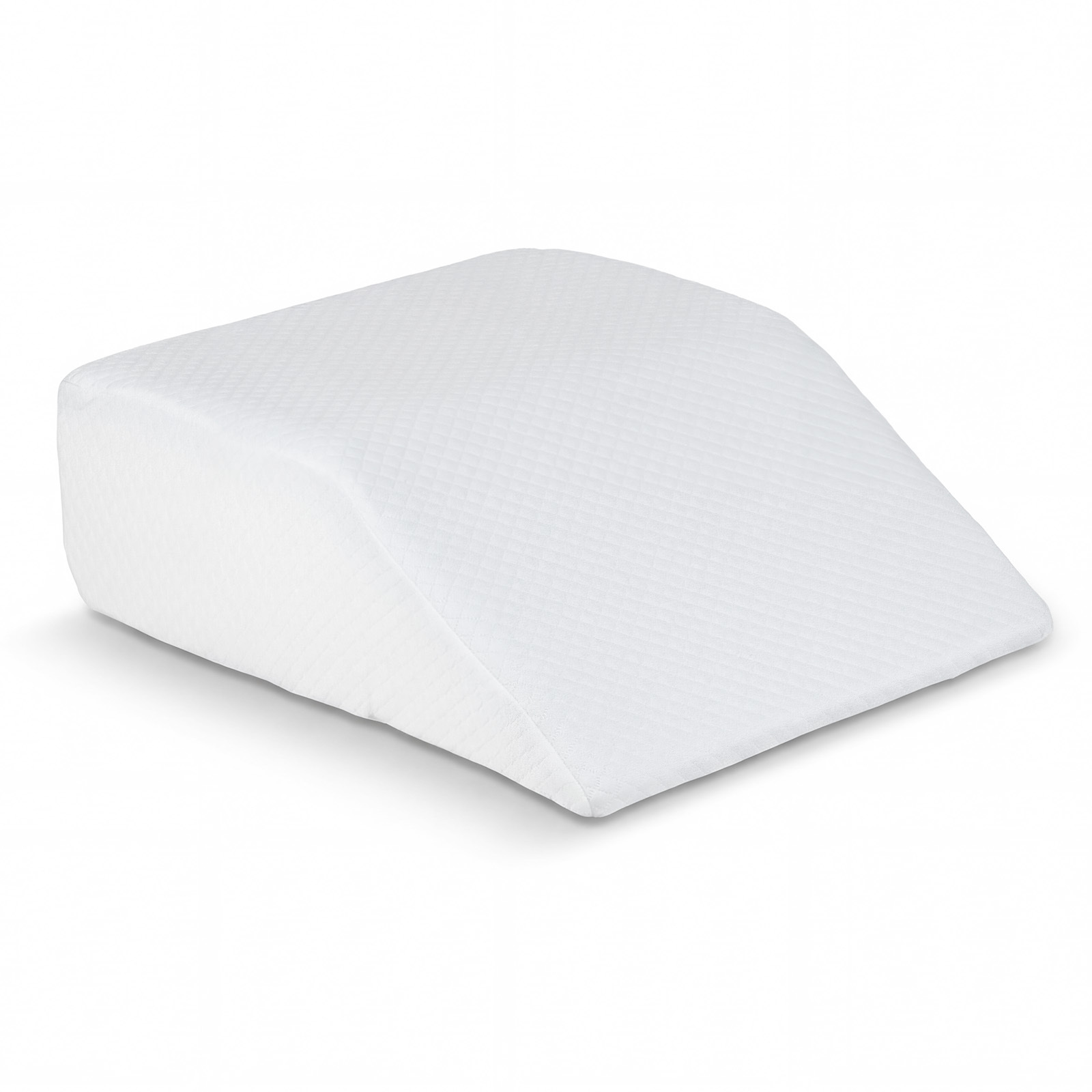 Ergonoomilised mäluvahust (Memory Foam) jalgade tõstepadjad, hingava ja pestava kattega veenilaiendite- ja tugipadi, valge