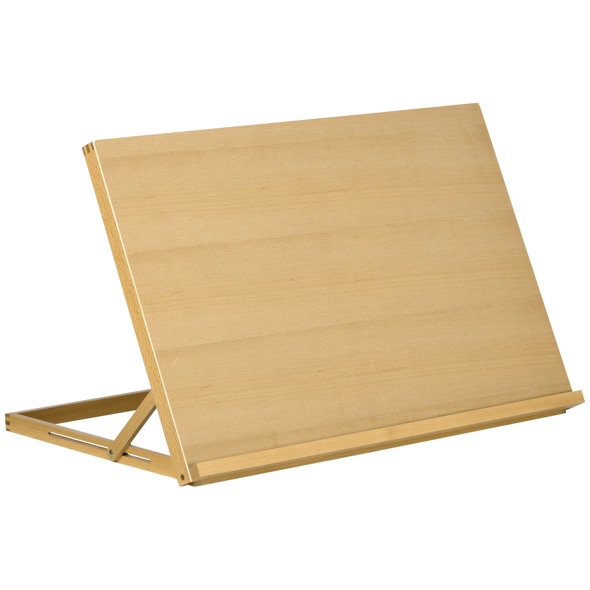 Kokkupandav lauamolbert 75,8 x 51 cm Reguleeritava istmega pöögipuidust molbert