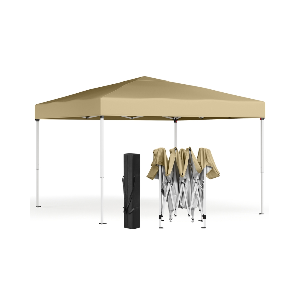 3 x 3 m päikesevarjuga aeda ja pidudele, beež