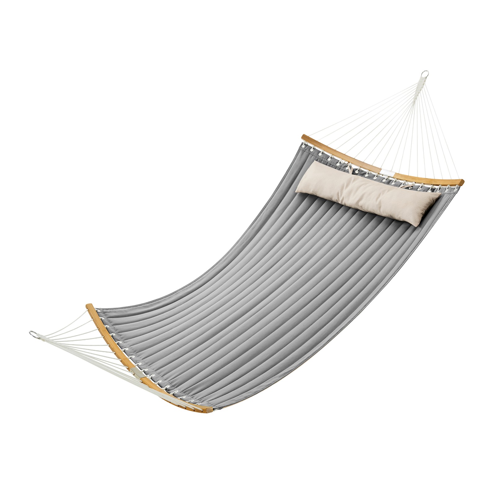 Topeltvõrkkiik, polsterdatud patjadega, õues kasutamiseks mõeldud matkavõrkkiik