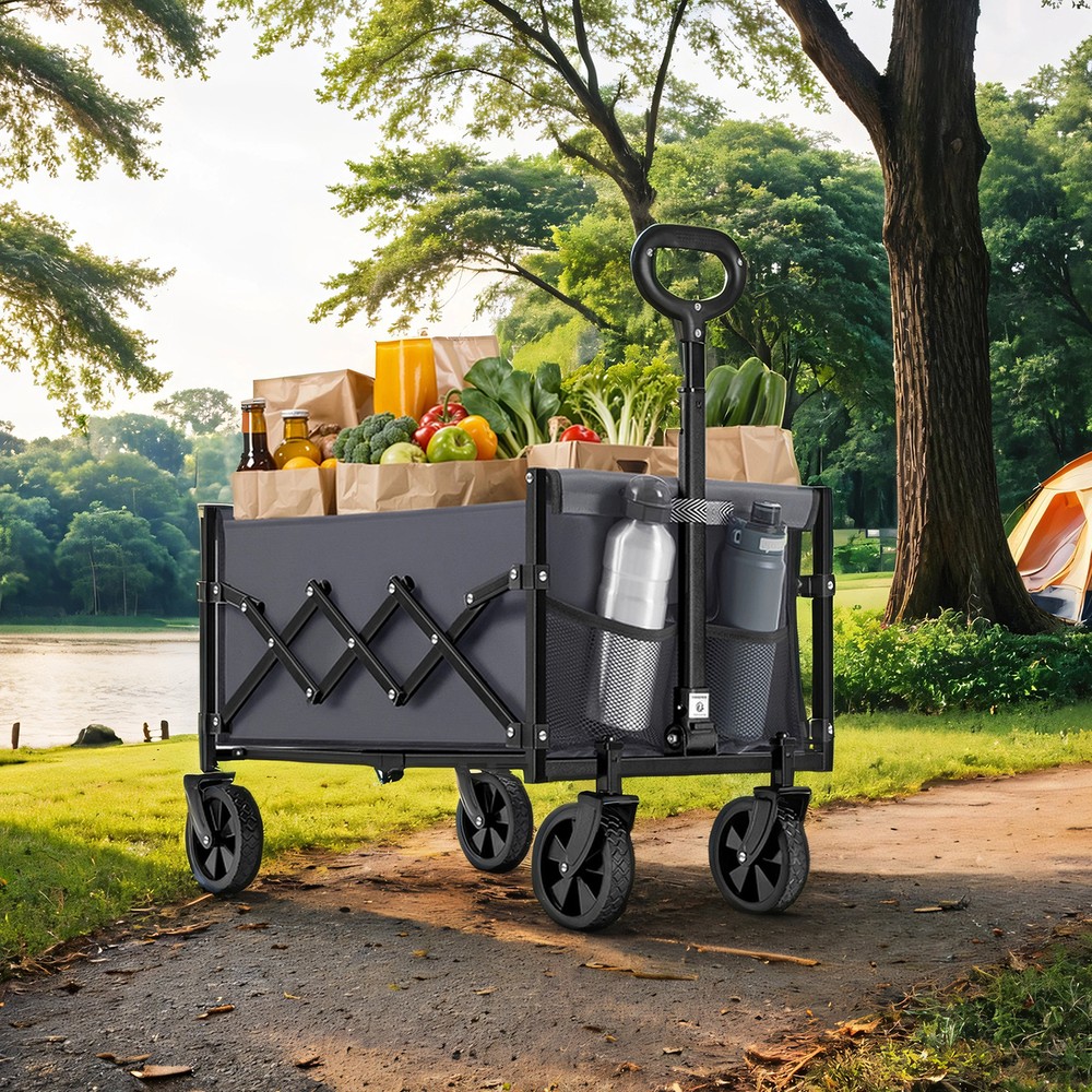 Kokkupandav käsikäru kuni 150 kg, kiltkivihall