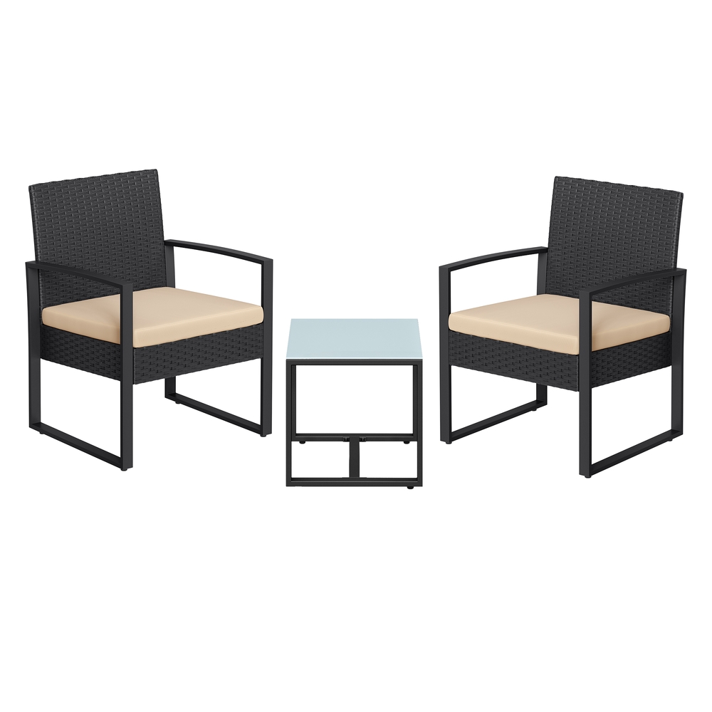 Rõdumööbel, aiamööbli komplekt, valmistatud PE-polürotangist