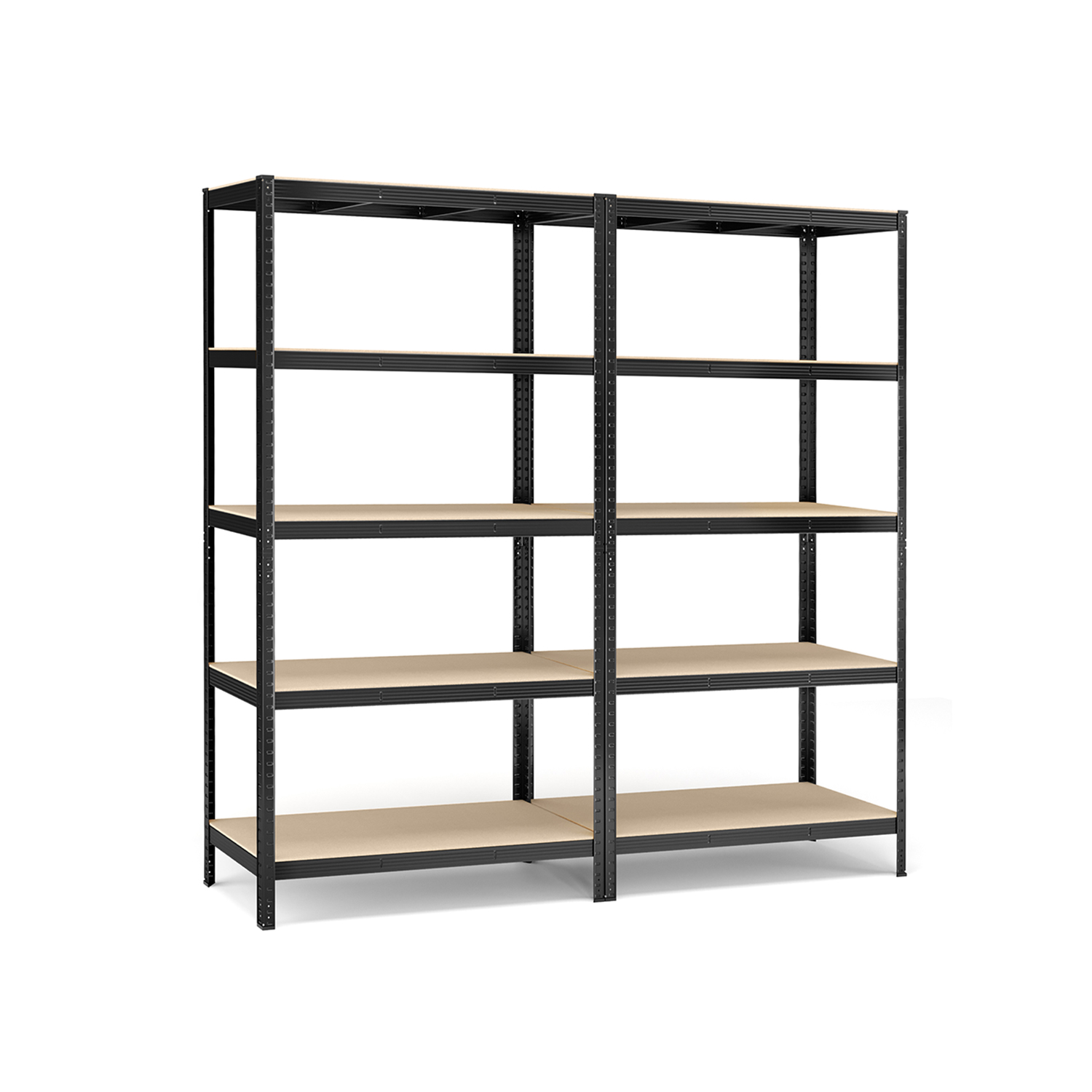 2-osaline keldririiul, 200 cm kõrge, must