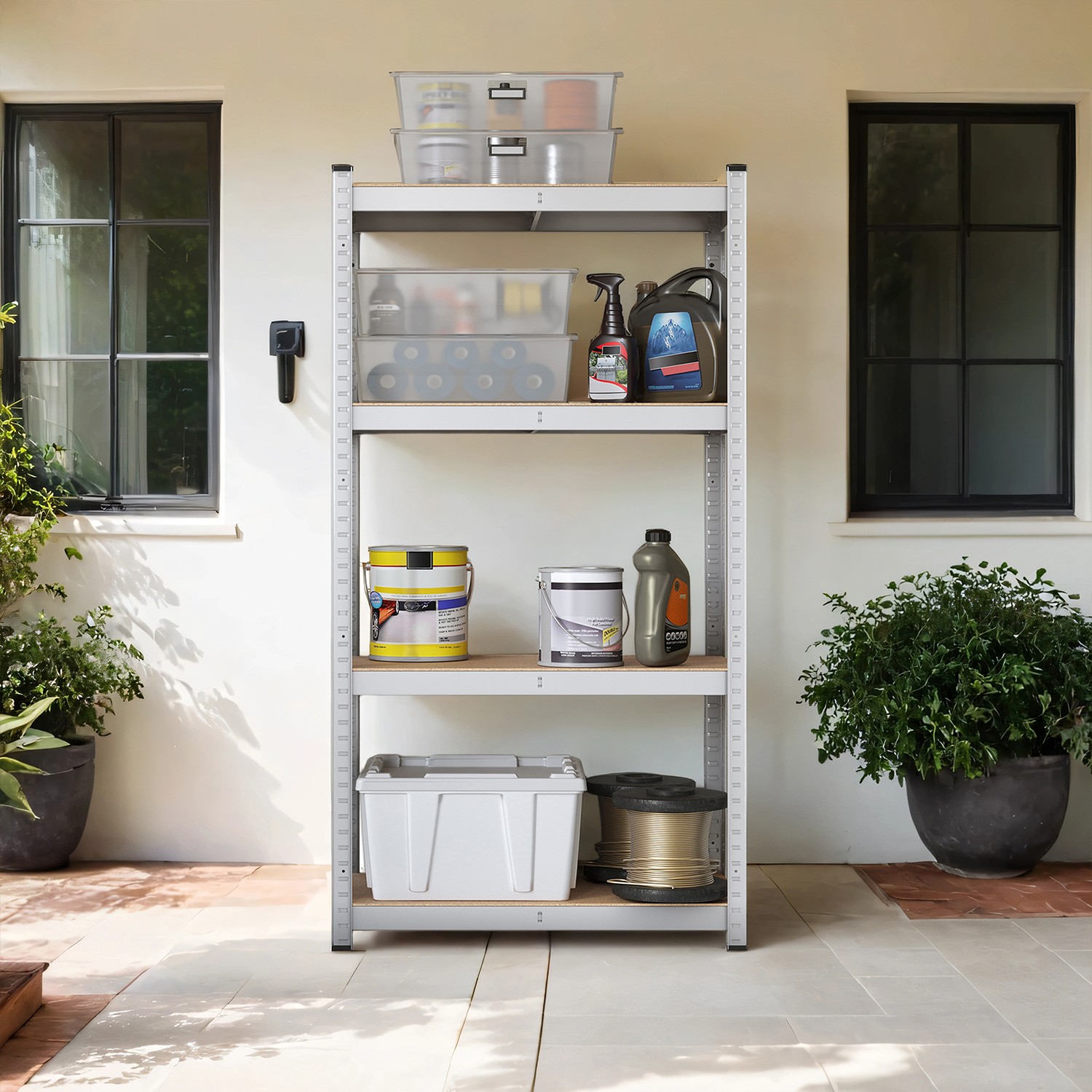 Püstine riiul, raamaturiiul, laoriiul