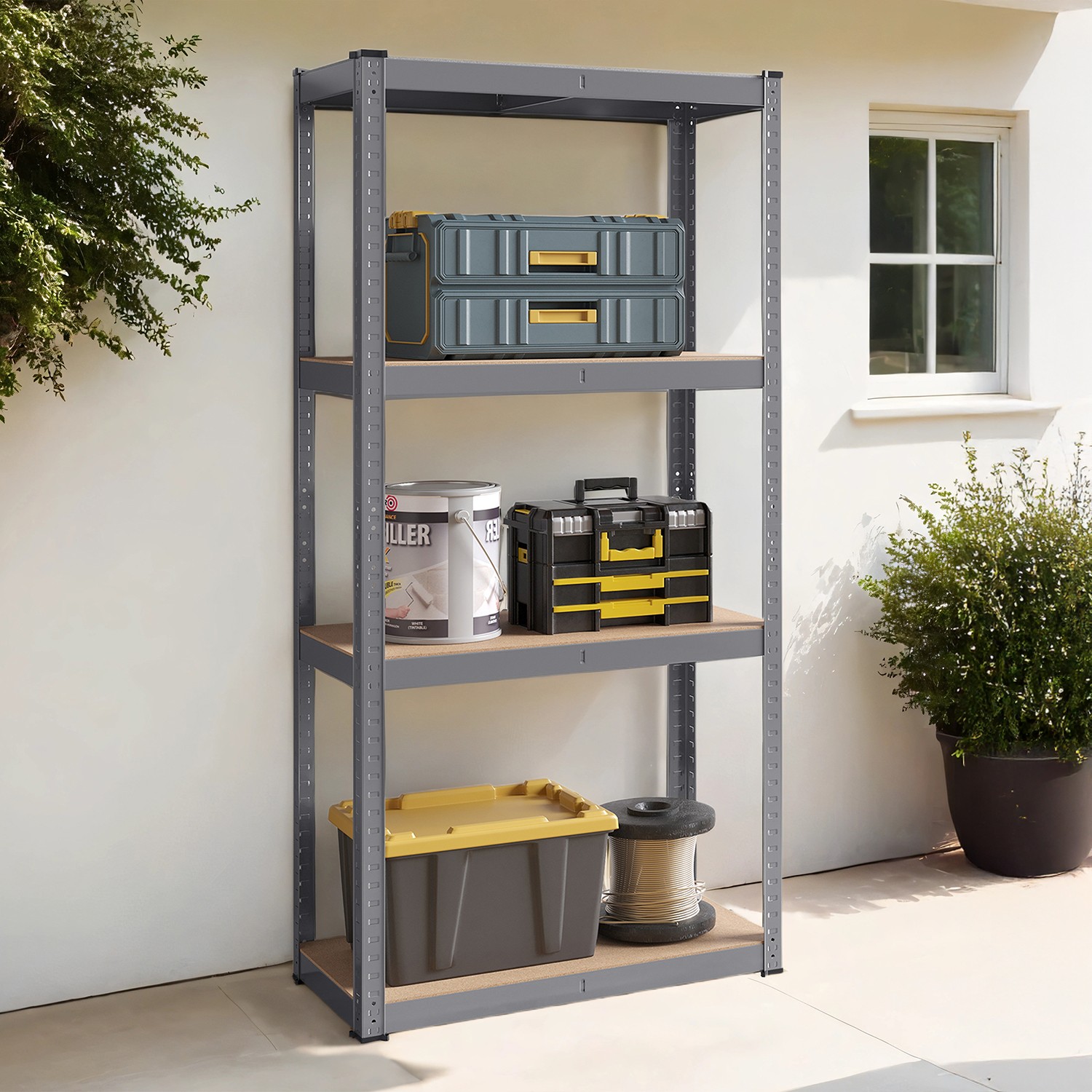 Püstine riiul, raamaturiiul, laoriiul