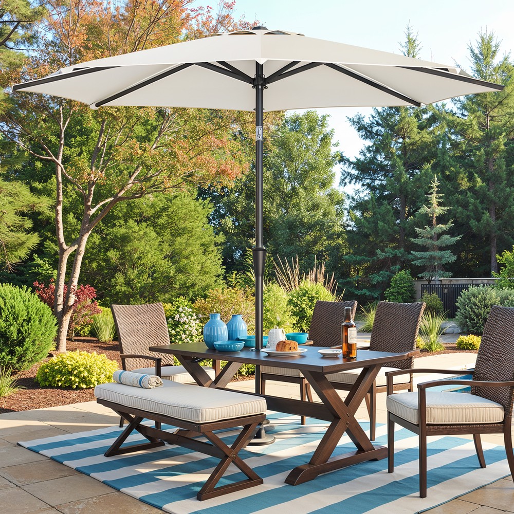 Aia päikesevari 340 cm, päikesekaitse UPF 50+, päikesesirm