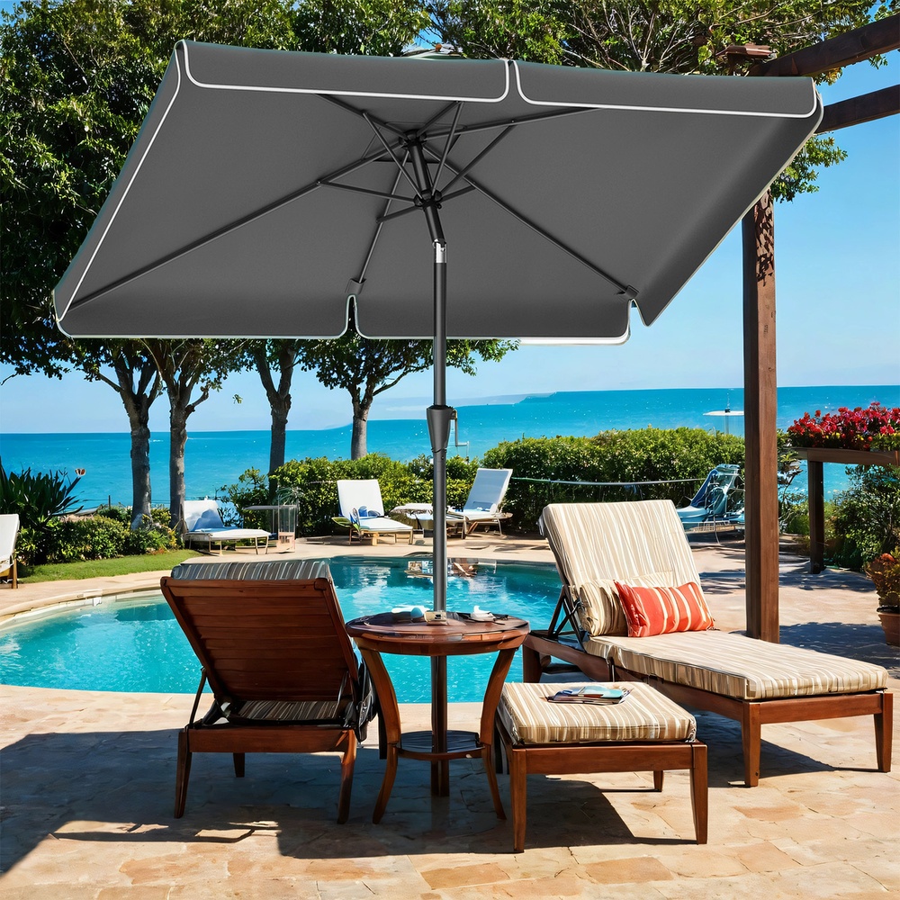 Päikesevari 300 x 200 cm, ristkülikukujuline rõduvari, päikesekaitse UPF 50+