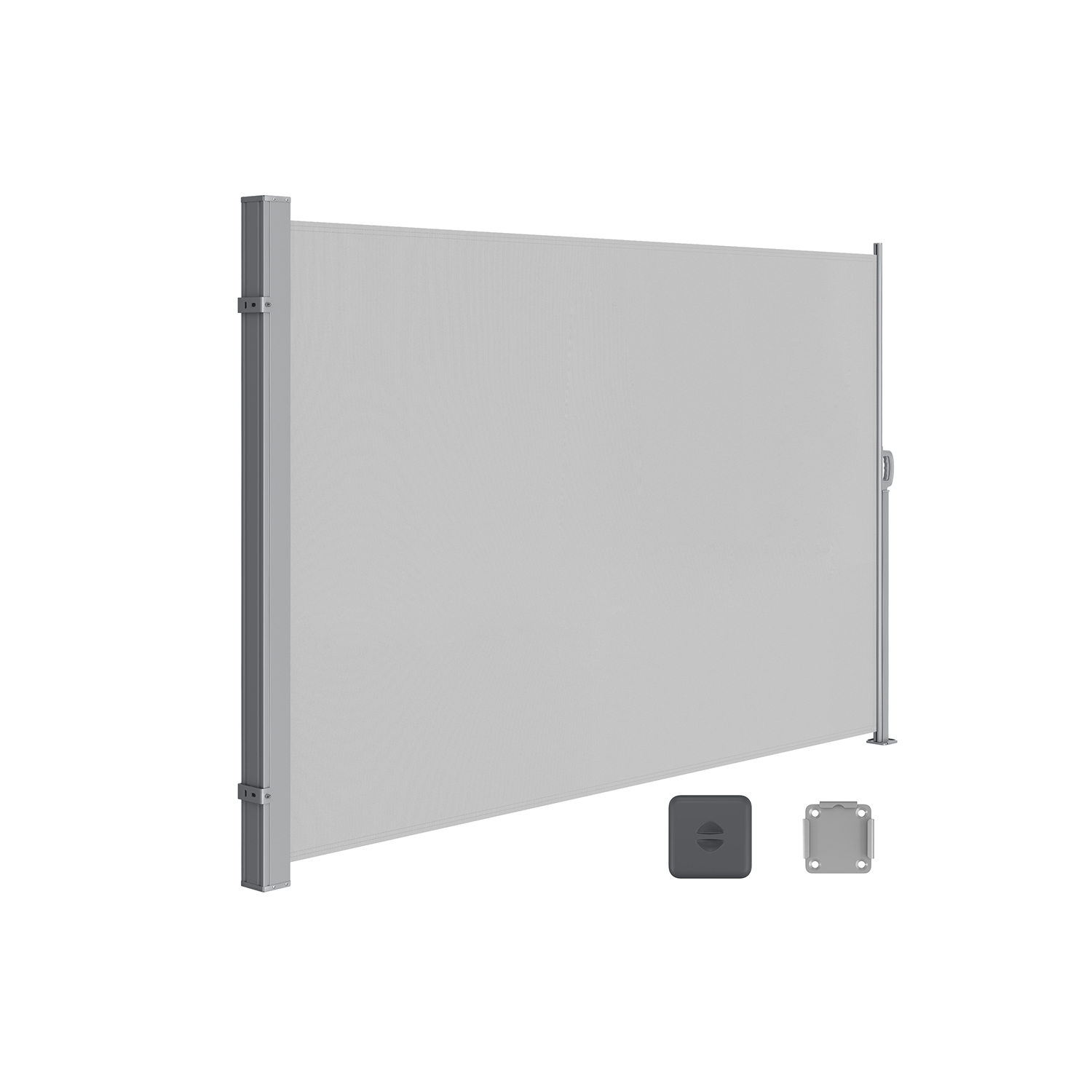 Külgmarkiis, pikendatav, 200 x 400 cm, privaatsusekraan