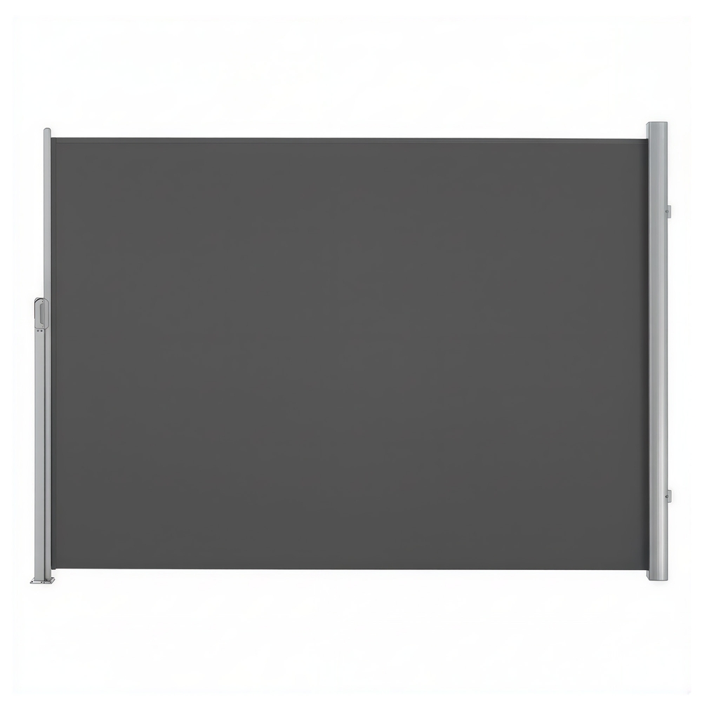 Külgmine varikatus alumiiniumisulamist kassetiga, pikendatav, läbipaistmatu