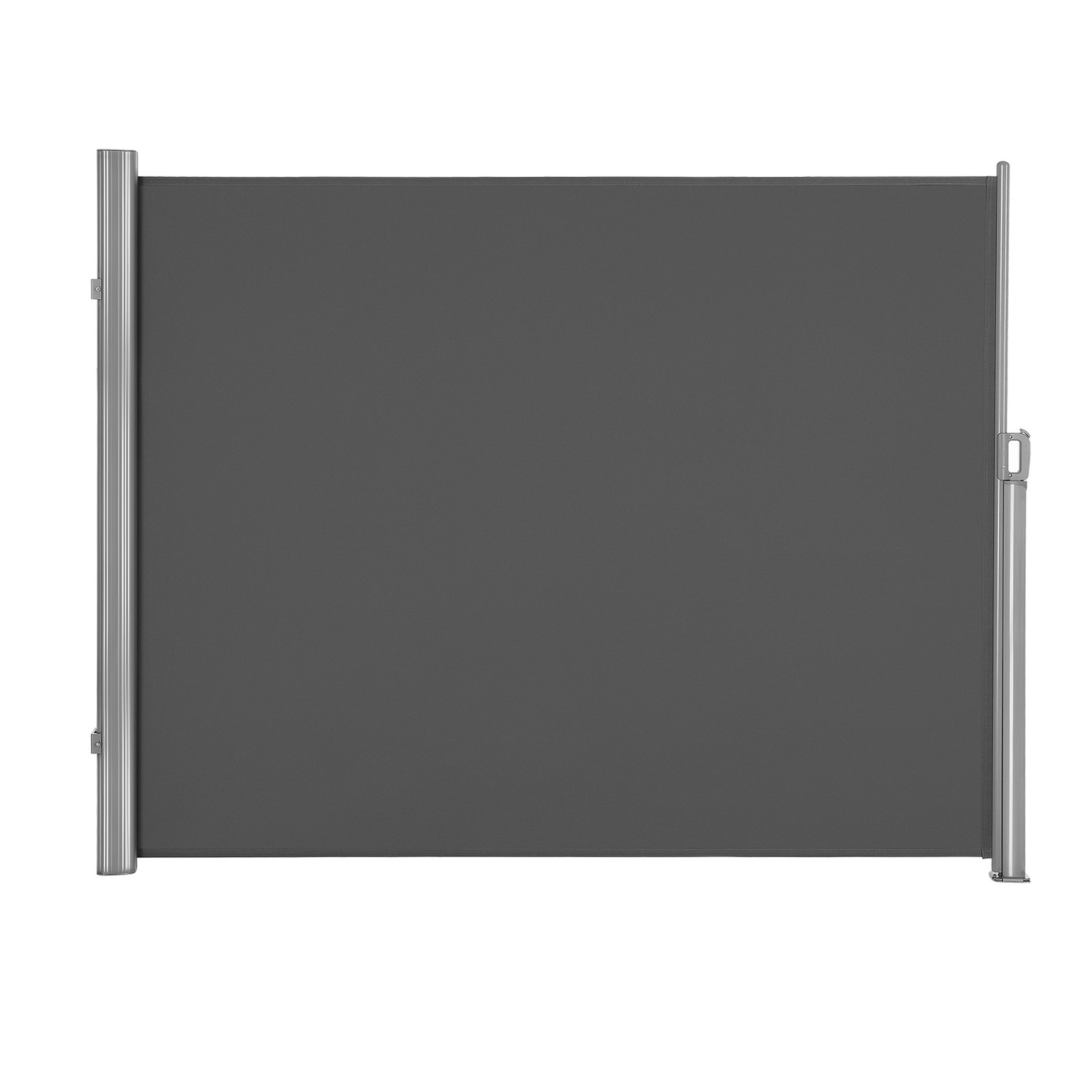 Külgmine varikatus alumiiniumisulamist kassetiga, pikendatav, läbipaistmatu