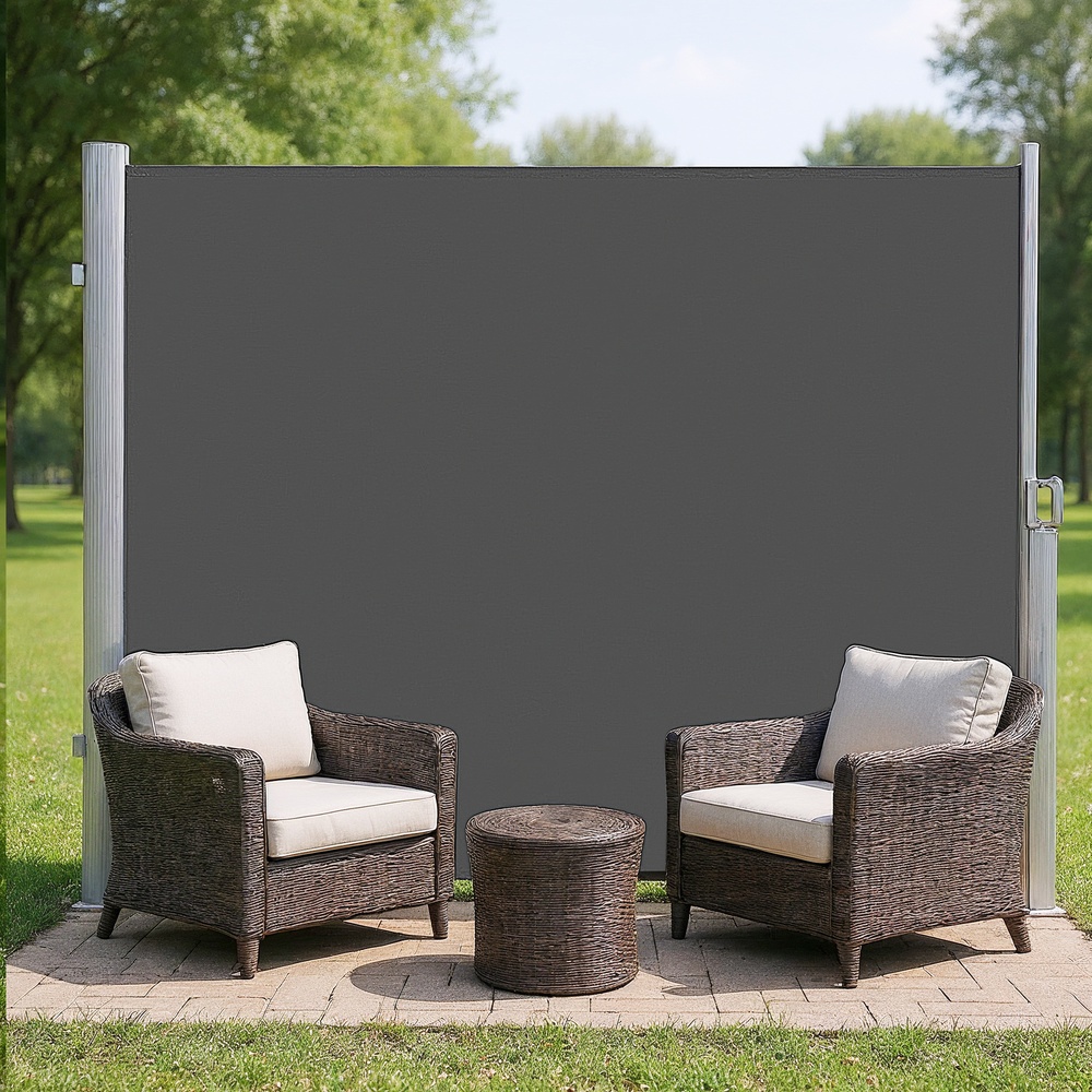 Külgmine varikatus, pikendatav külgruloo, privaatsust pakkuv ekraan