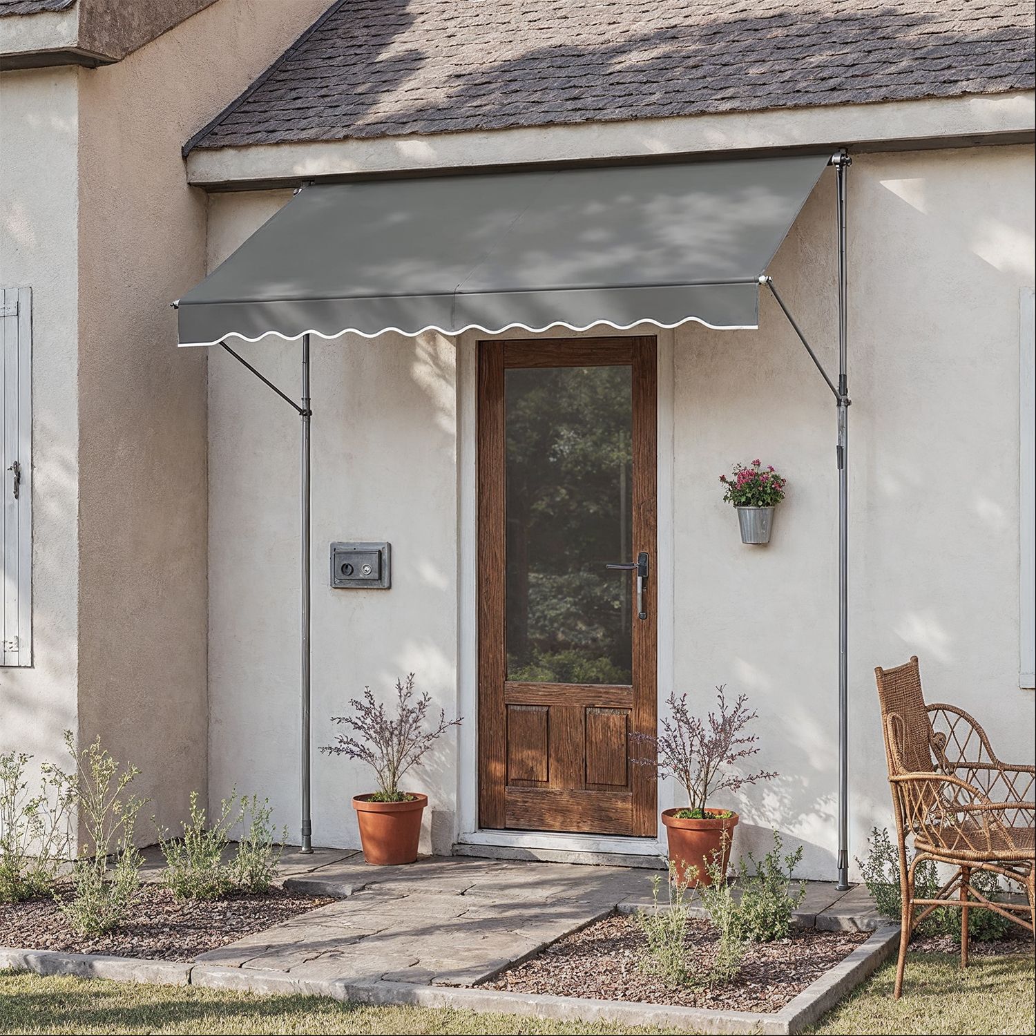 Kinnitusmarkiis, rõdumarkiis, kõrguse reguleeritav