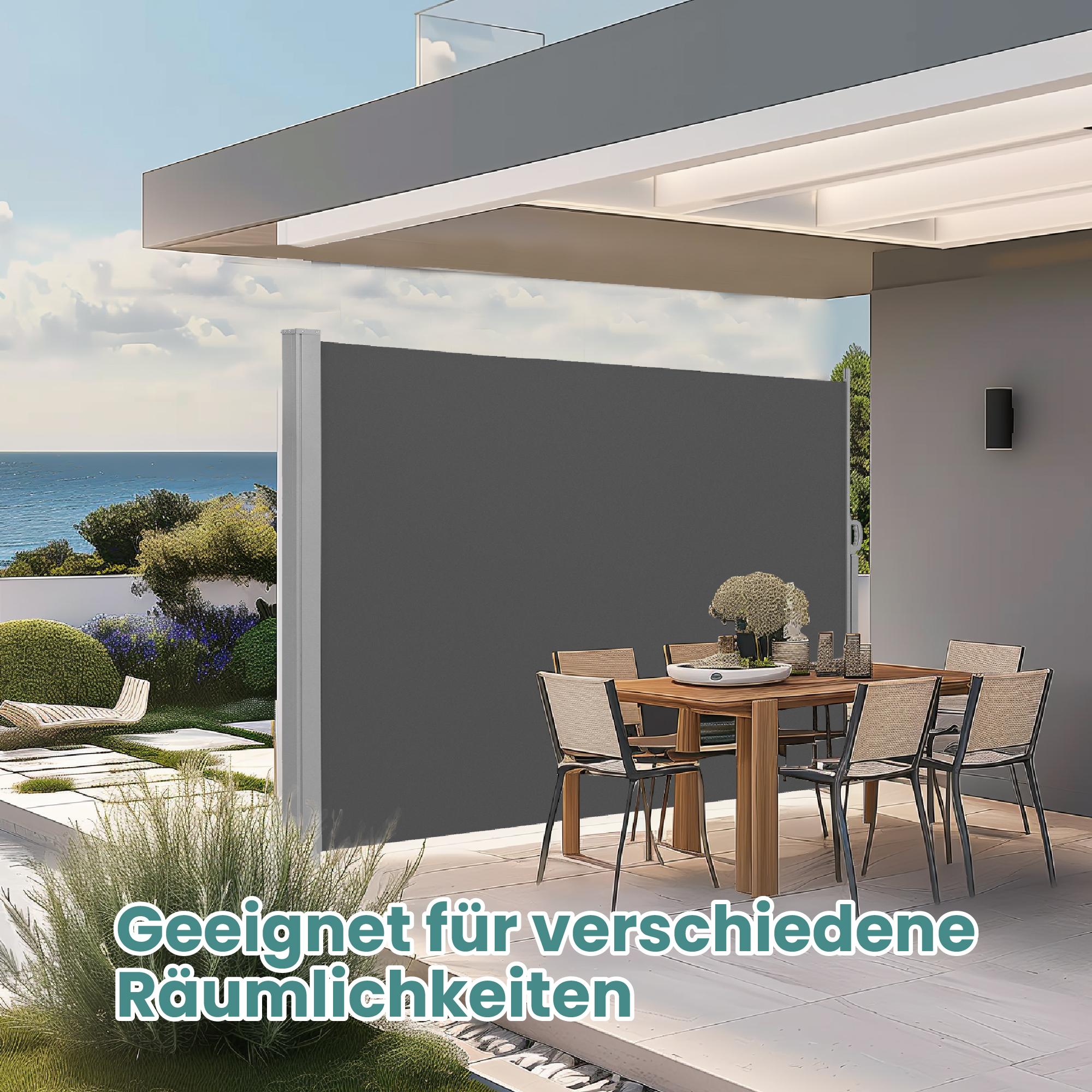 Terasest kastiga külgmarkiis, roostekindel, väljatõmmatav