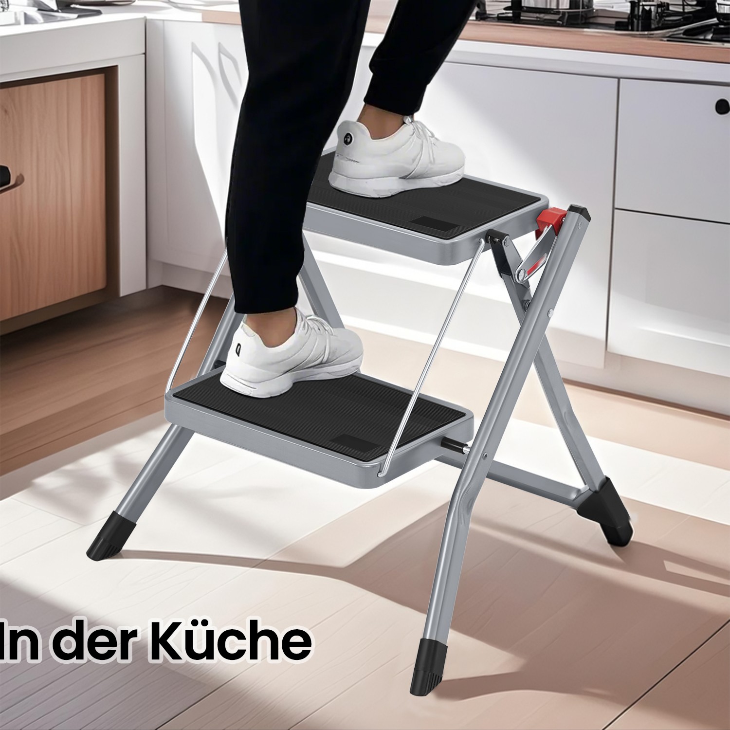 Astmelaud, kaheastmeline redel, kokkupandav astmelaud